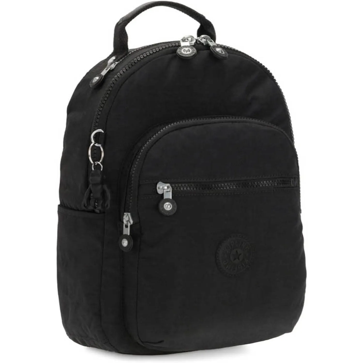 Kipling SEOUL S, Kleiner Rucksack mit Laptop-Schutz 13 Zoll, 35 cm, 14 L, 0.50 kg, Black Noir