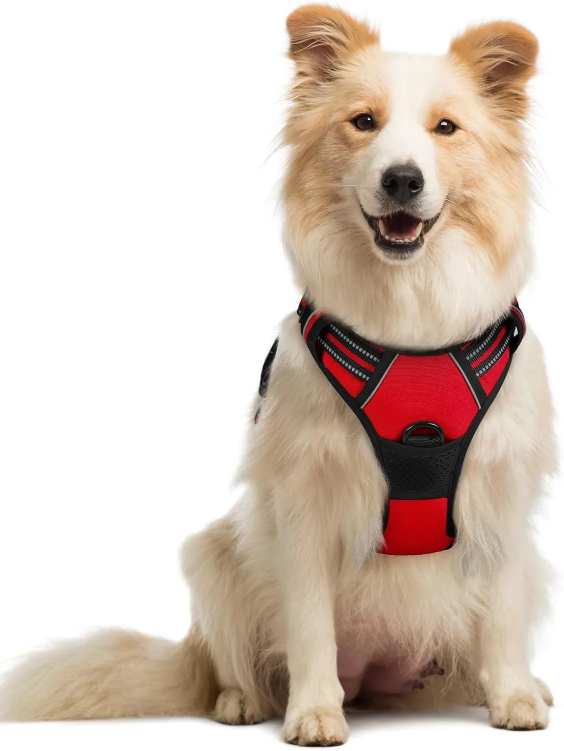 rabbitgoo Hundegeschirr Mittelgroße Hunde, Anti Zug Geschirr mit Kontrolle, No Pull Verstellbar Hundegeschirr Grosse Hu…