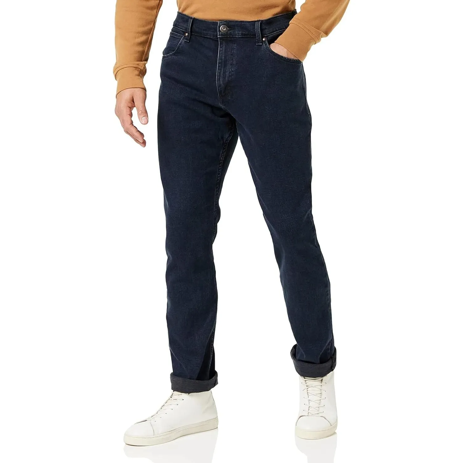 Wrangler - Jeans Herren - Regular Fit - Red Kabel - Darkstone