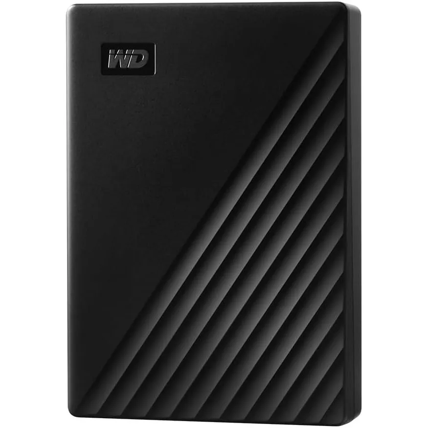 WD My Passport externe Festplatte 5 TB (mobiler Speicher, schlankes Design, herunterladbare Software, automatische Back…