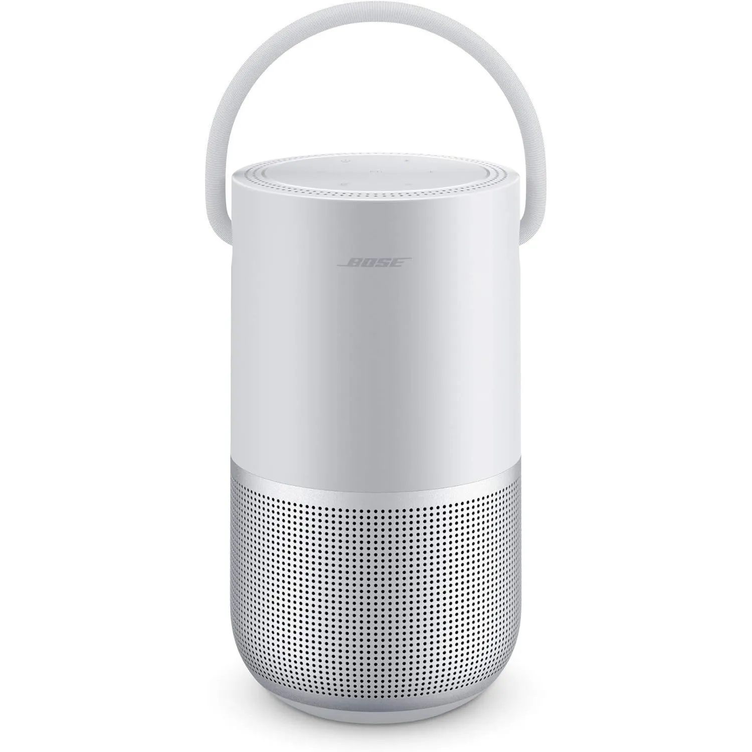 Bose Portable Home Speaker – mit integrierter Alexa-Sprachsteuerung, in Silber