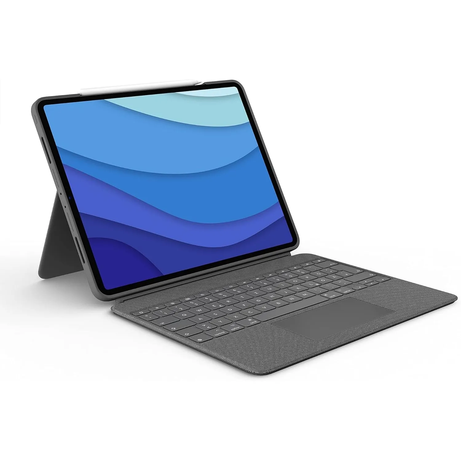 Logitech Combo Touch iPad Pro 12,9 (5. Gen - 2021) Keyboard Case, Abnehmbare Tastatur mit Hintergrundbeleuchtung, Click…