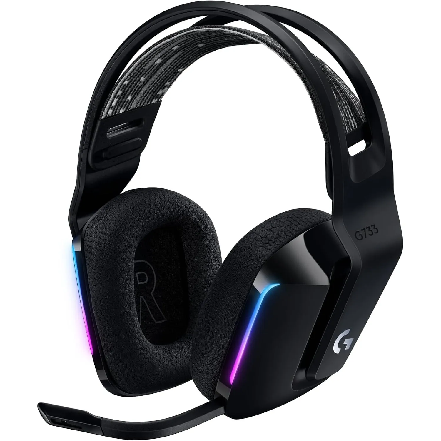 Logitech G733 LIGHTSPEED kabelloses Gaming-Headset mit Kopfbügel