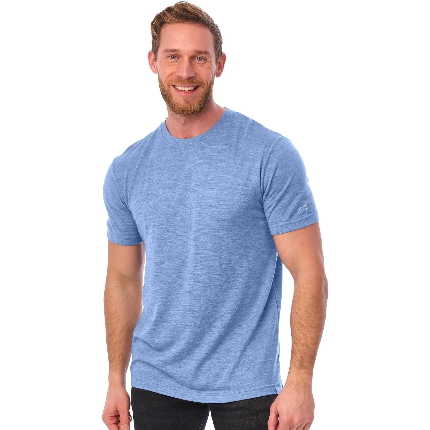 Merino.tech 100% Merino T-Shirt Herren Kurzarm Sport & Outdoor | Geruchshemmend, Atmungsaktive Merino Shirt Herren, Sch…