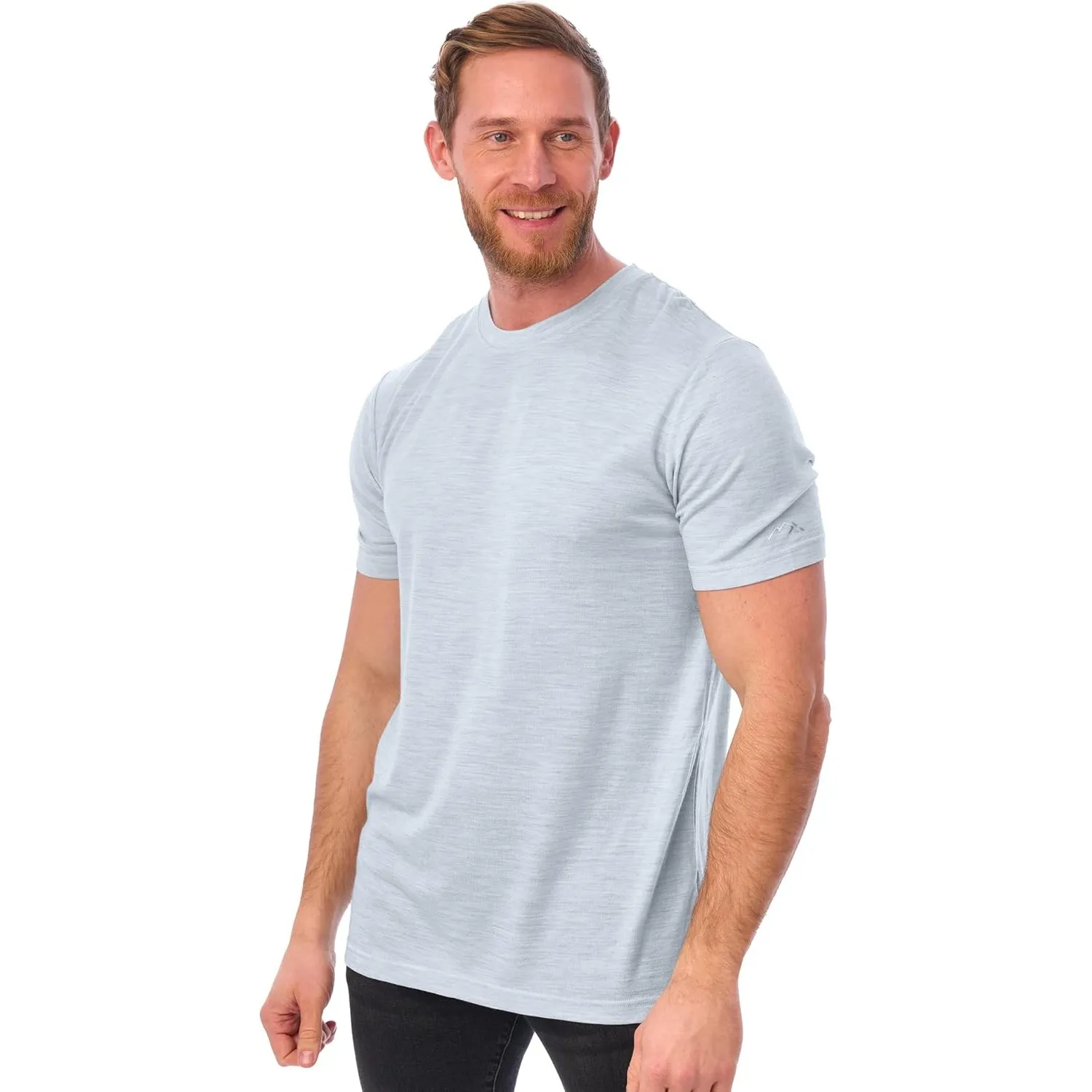 100% Merino T-shirt Herren Kurzarm - Sport Shirt Merino Wolle Herren, Merino Unterwäsche Herren