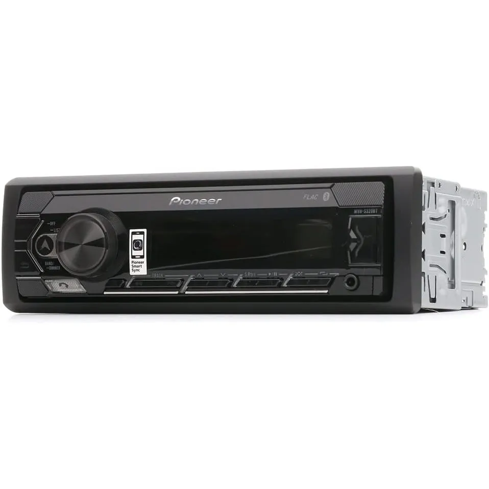 Pioneer MVH-S320BT, 1DIN Autoradio mit RDS, halbe Einbautiefe, deutsche Menüführung, Bluetooth, USB, AUX-Eingang, Freis…