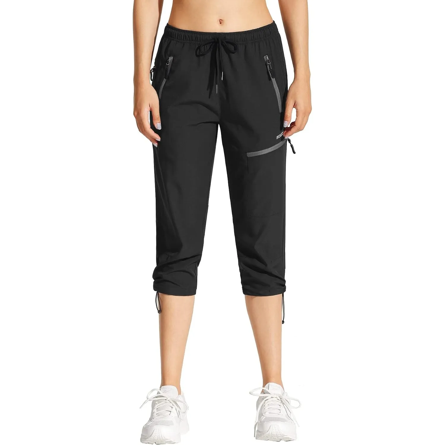 MOCOLY Wanderhose Damen Sommer Leichte Lang Cargo Outdoorhose Trekkinghose