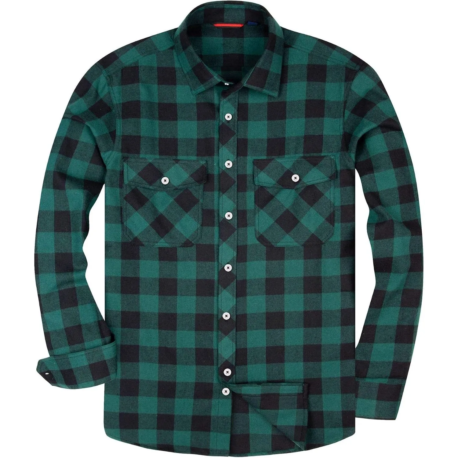 siliteelon Hemd Herren Kariertes Flanellhemd Langarm Baumwolle Arbeitshemd Warm Holzfällerhemd Regular fit Winter Karoh…