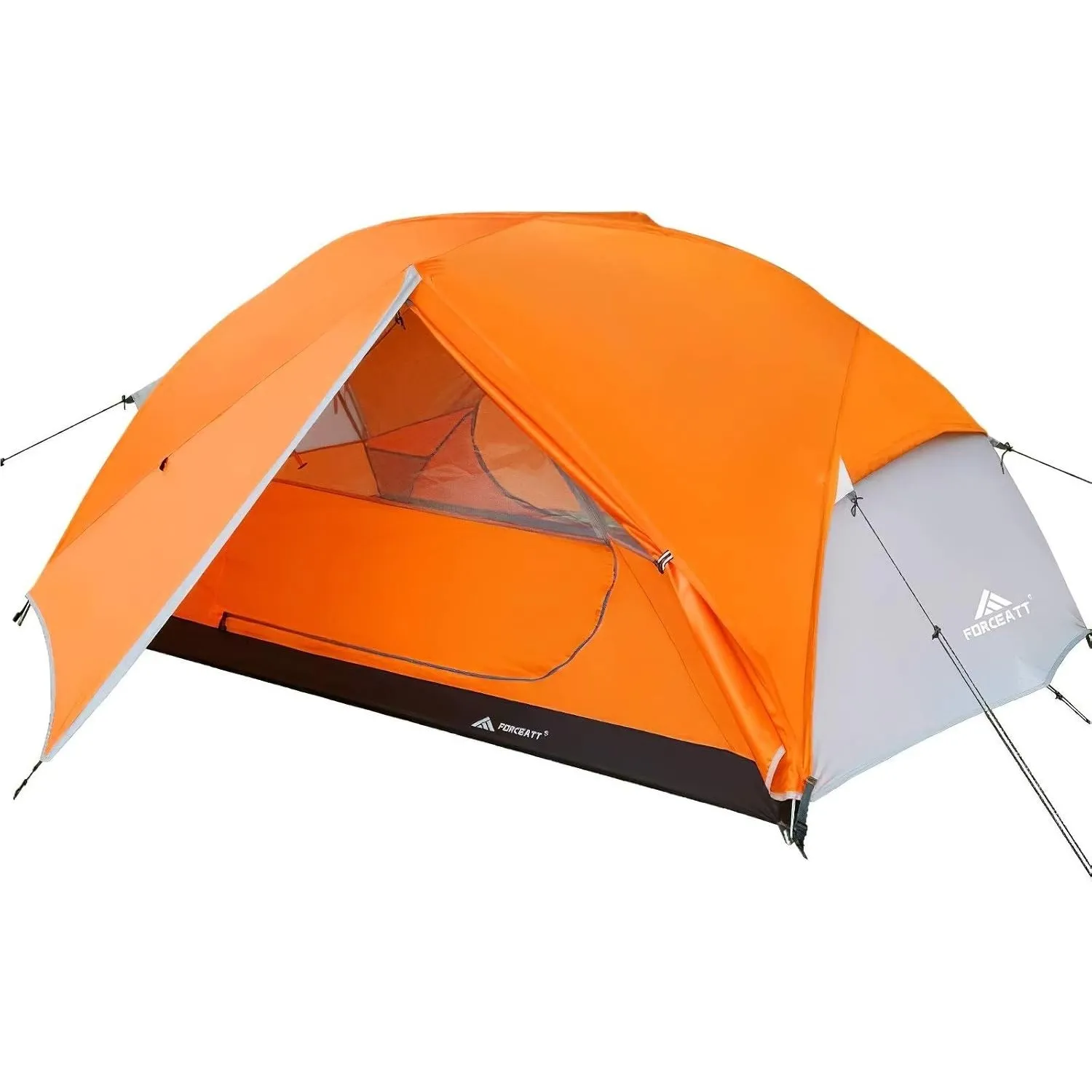Forceatt Zelt 2-3 Personen Camping Zelt, 2 Doors Wasserdicht & Winddicht 3-4 Saison Ultraleichte Rucksack Zelt für Trek…