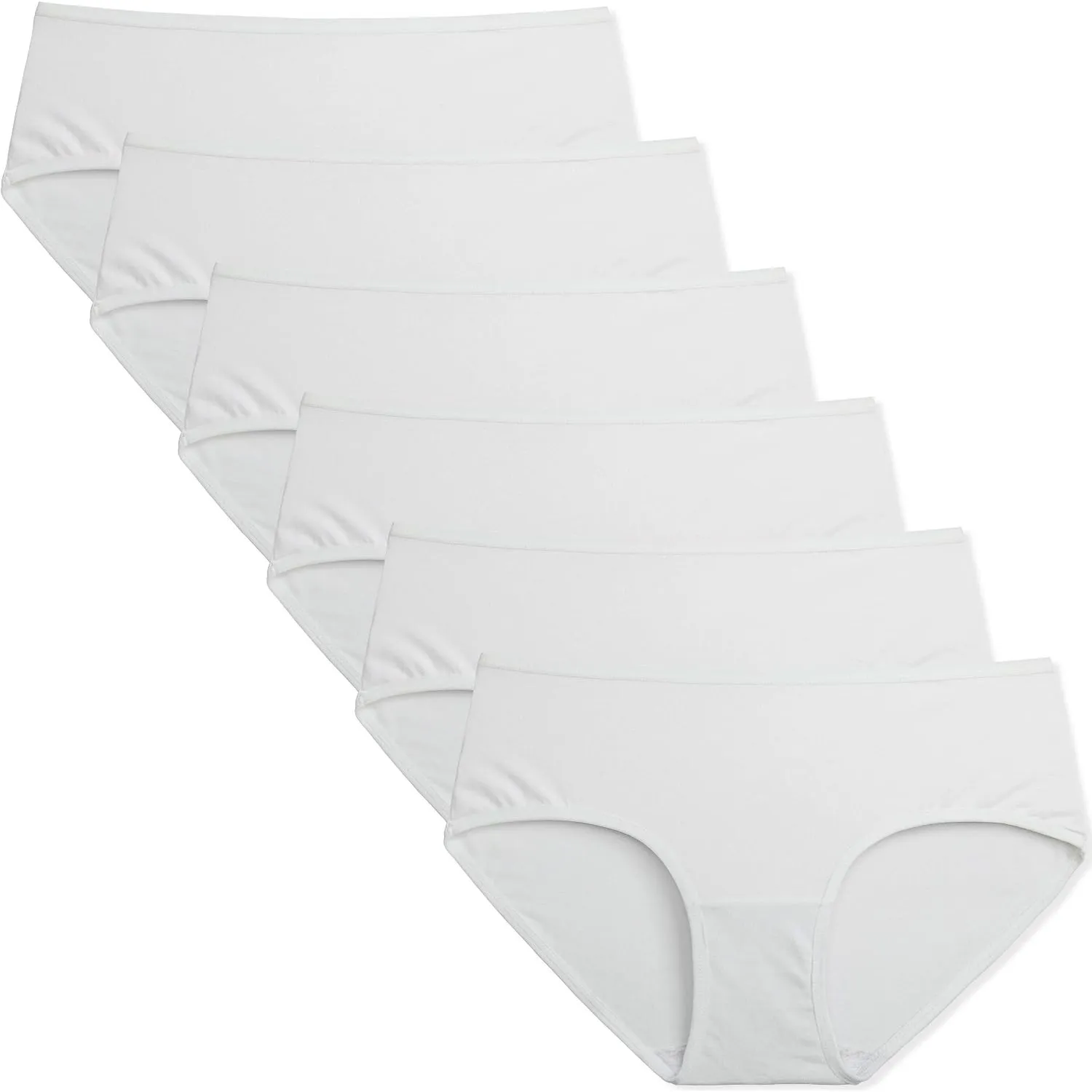 INNERSY Unterhosen Damen Baumwolle Atmungsaktive Hipster Unterwäsche 6 Pack