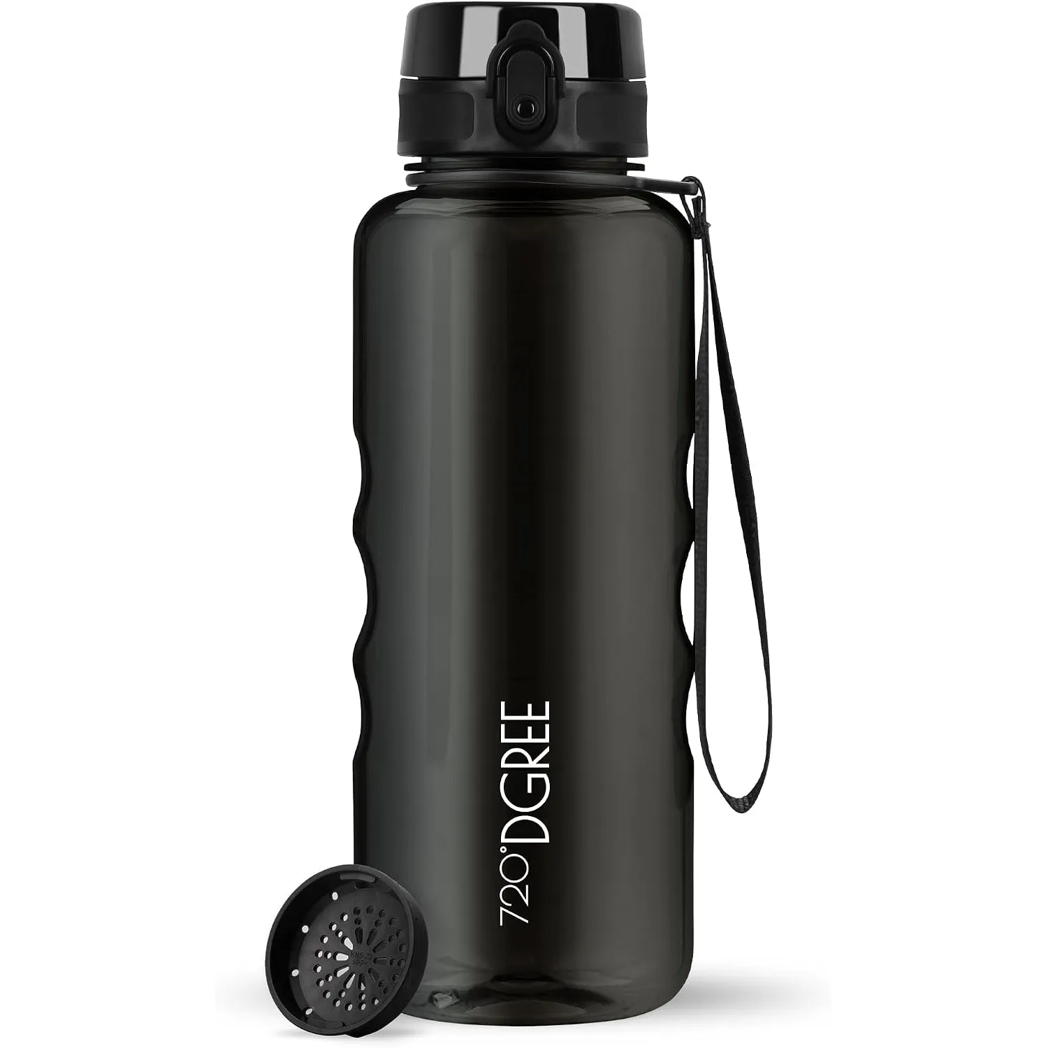 720°DGREE Trinkflasche “uberBottle“ +Sieb - 350ml, 500ml, 650ml, 1000ml, 1,5l, 2l - BPA-Frei - Wasserflasche für Sport,…