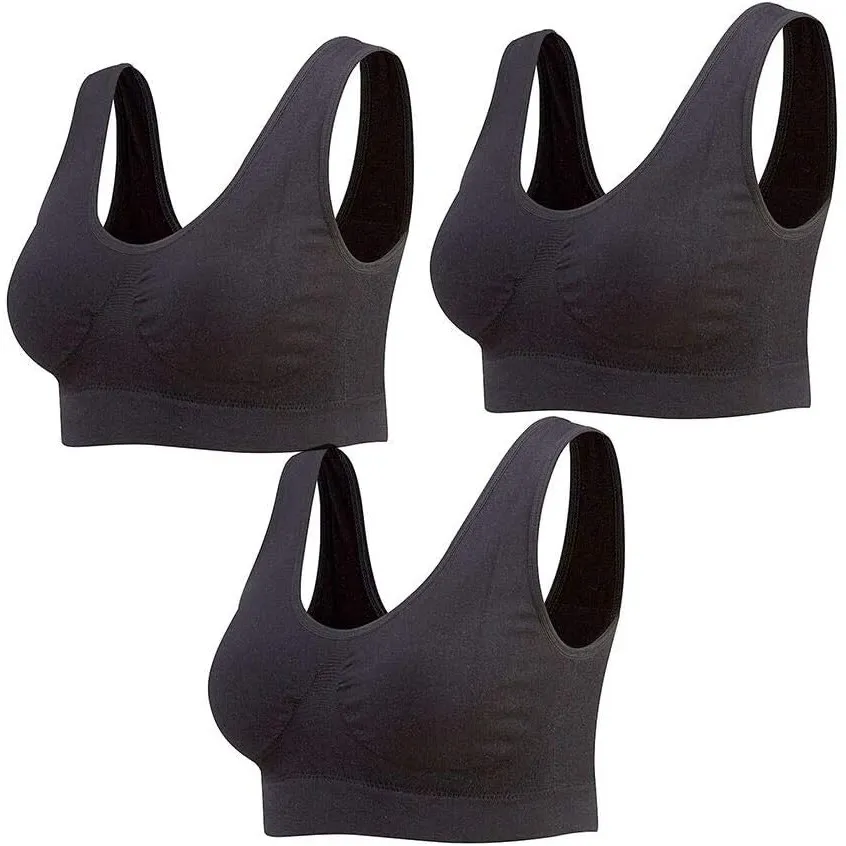 Lemef Damen Seamless Sport BH mit Merfarben Wohlfühl-BH