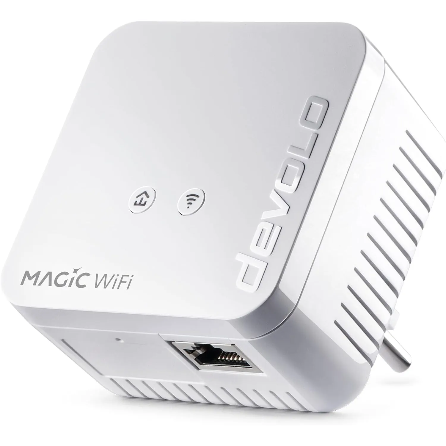devolo Magic 1 WiFi mini Erweiterungsadapter, WLAN Powerline Adapter, bis zu 1.200 Mbit/s, WLAN Verstärker, 1x LAN Ansc…