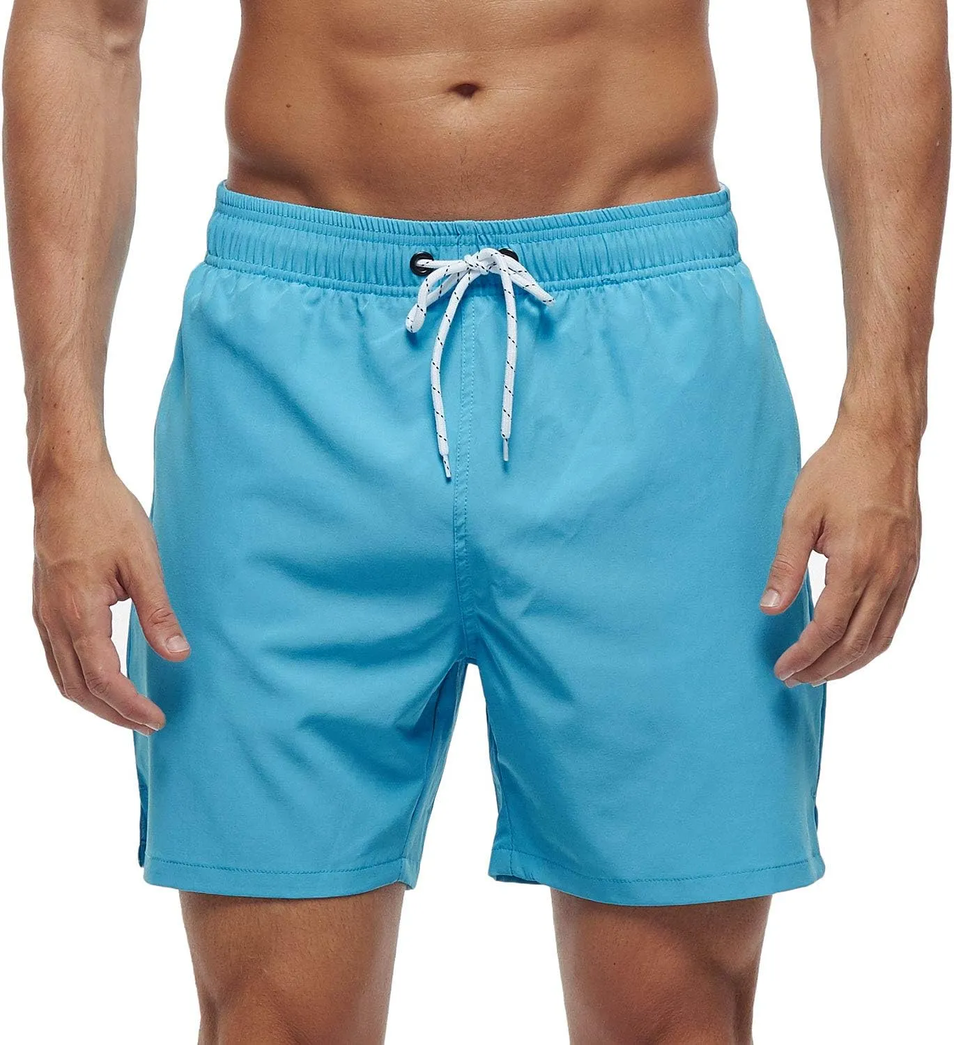 Arcweg Badehose für Herren mit Reißverschlusstasche Atmungsaktiv Wasserabweisend Badeshorts Männer Trainingsshorts Elas…