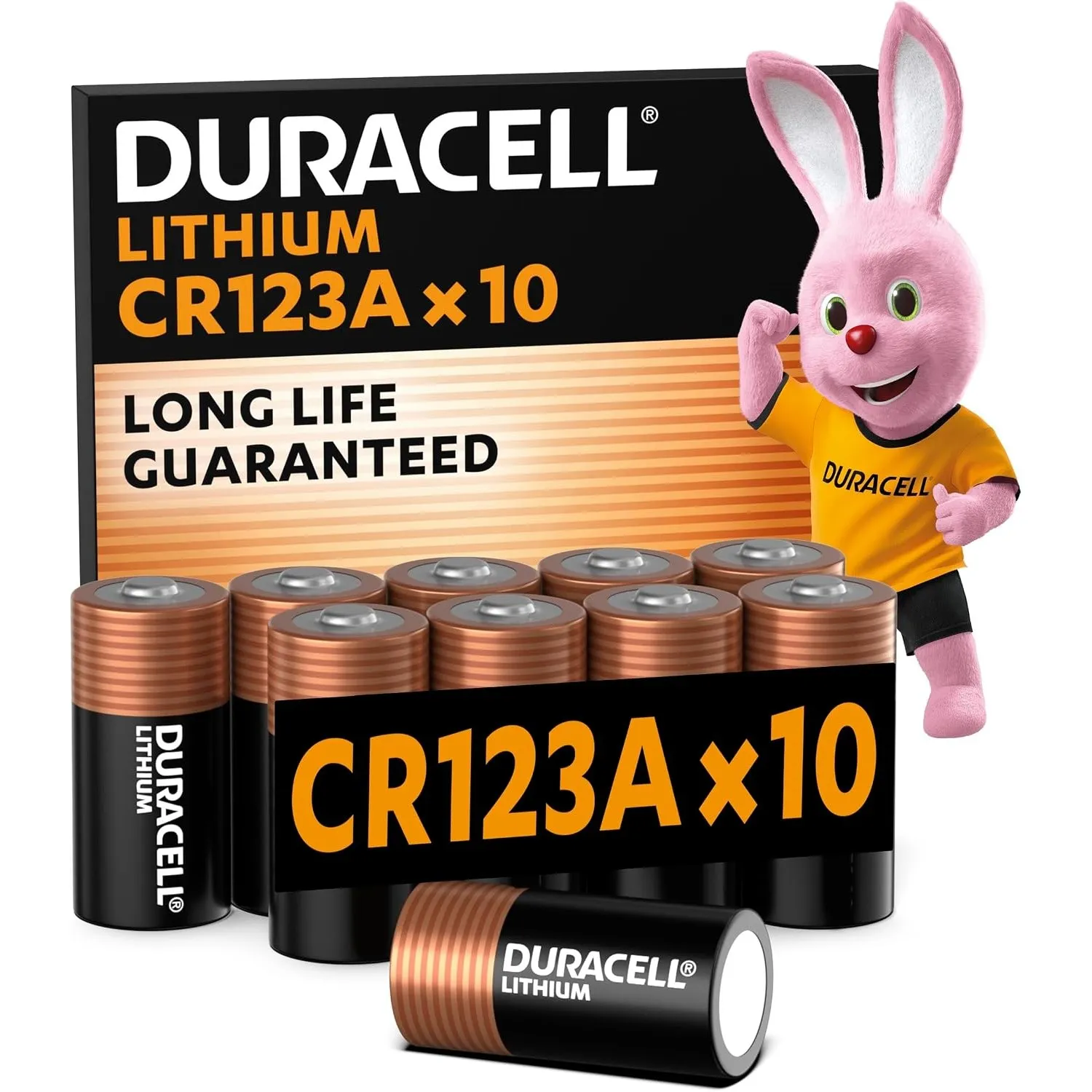 DURACELL CR123 High Power Lithium Batterie (10 Stück) 3V, CR123A/CR17345