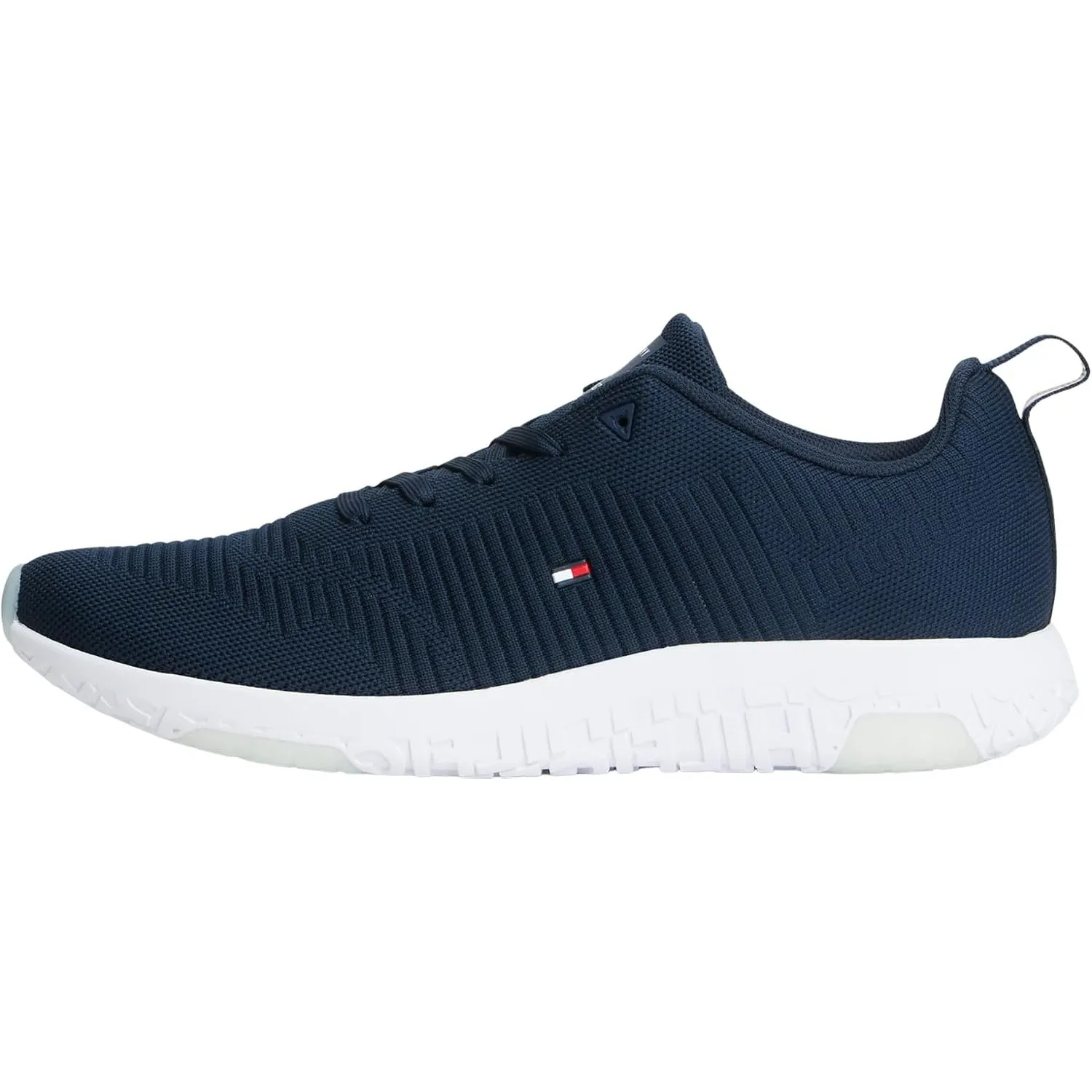 Tommy Hilfiger Herren Runner Sneaker Corporate Knit Rib Runner Sportschuhe