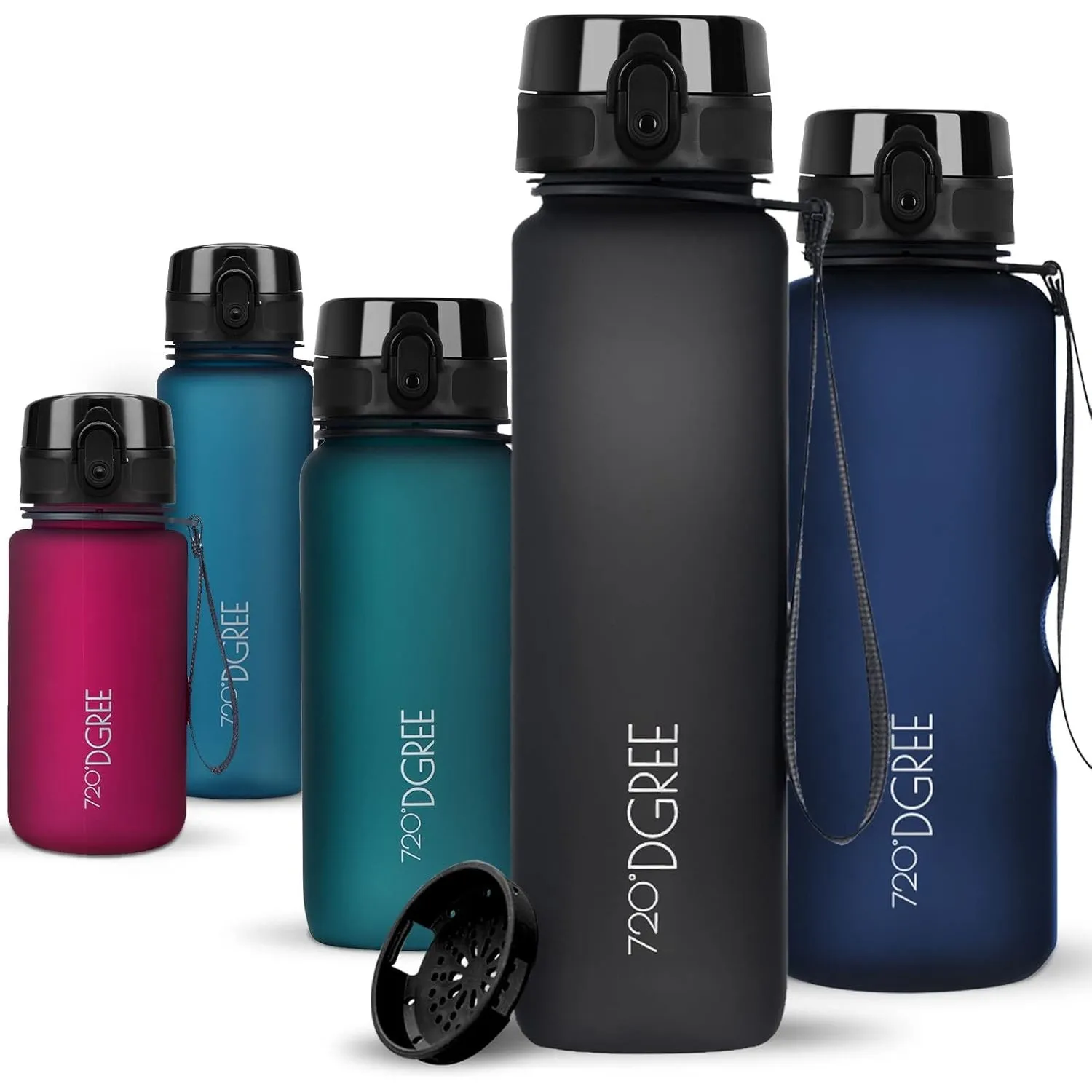 720°DGREE Trinkflasche ”uberBottle” – BPA-Frei, 6 Größen, über 40 Farben