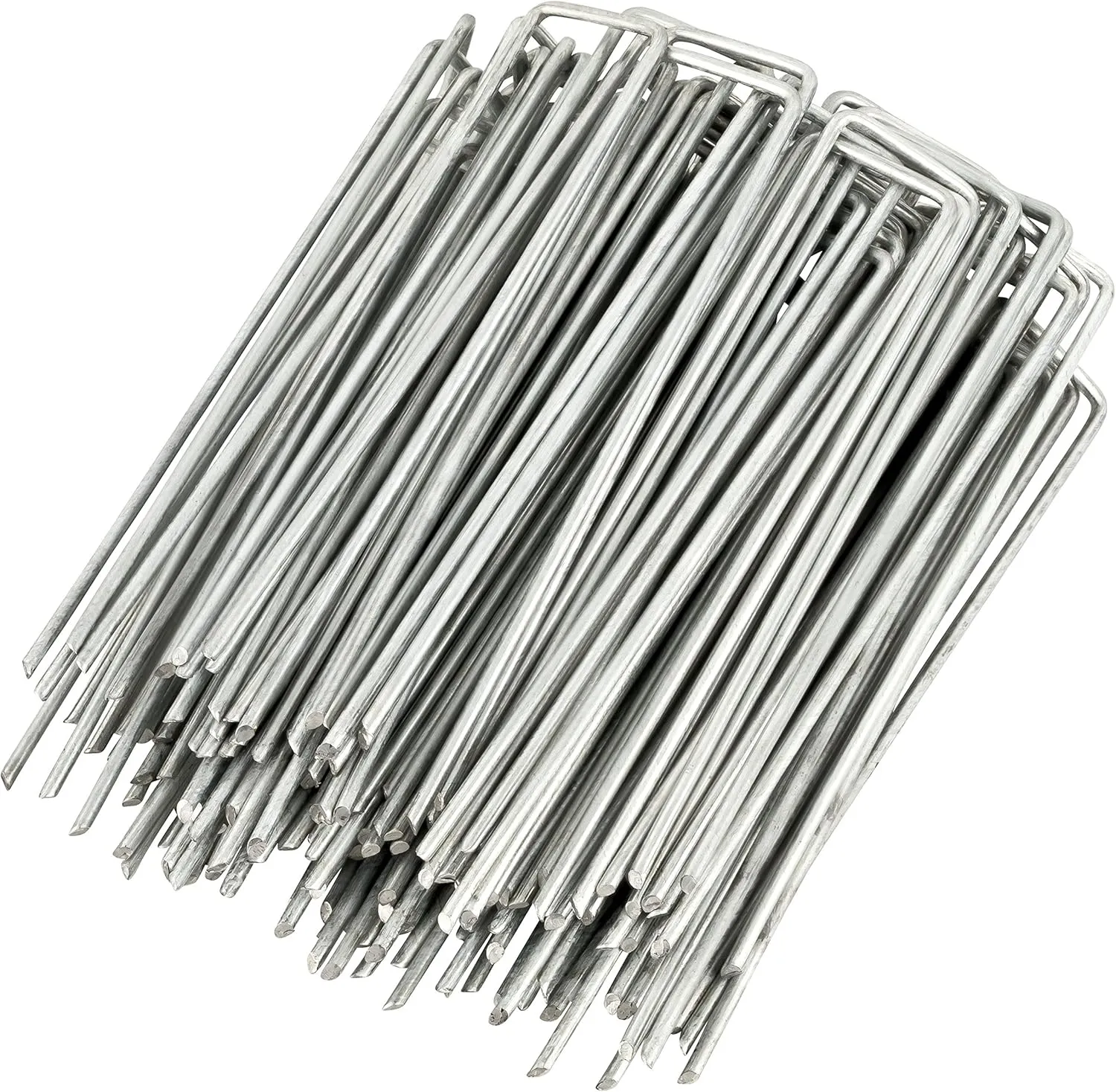 GardenMate Robuste U-förmige Gartenstecker/Spikes/Pins/Heringe – Sod Klammern zur Verankerung von Landschaftsgewebe, vi…