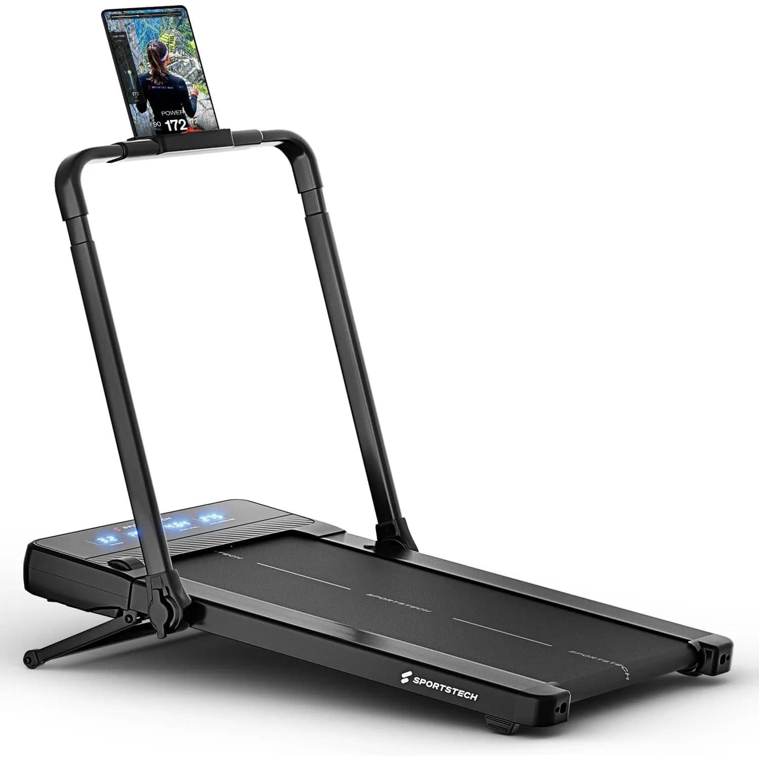 Sportstech, Walking Pad klappbar für Homeoffice + 180 kg belastbar sPad