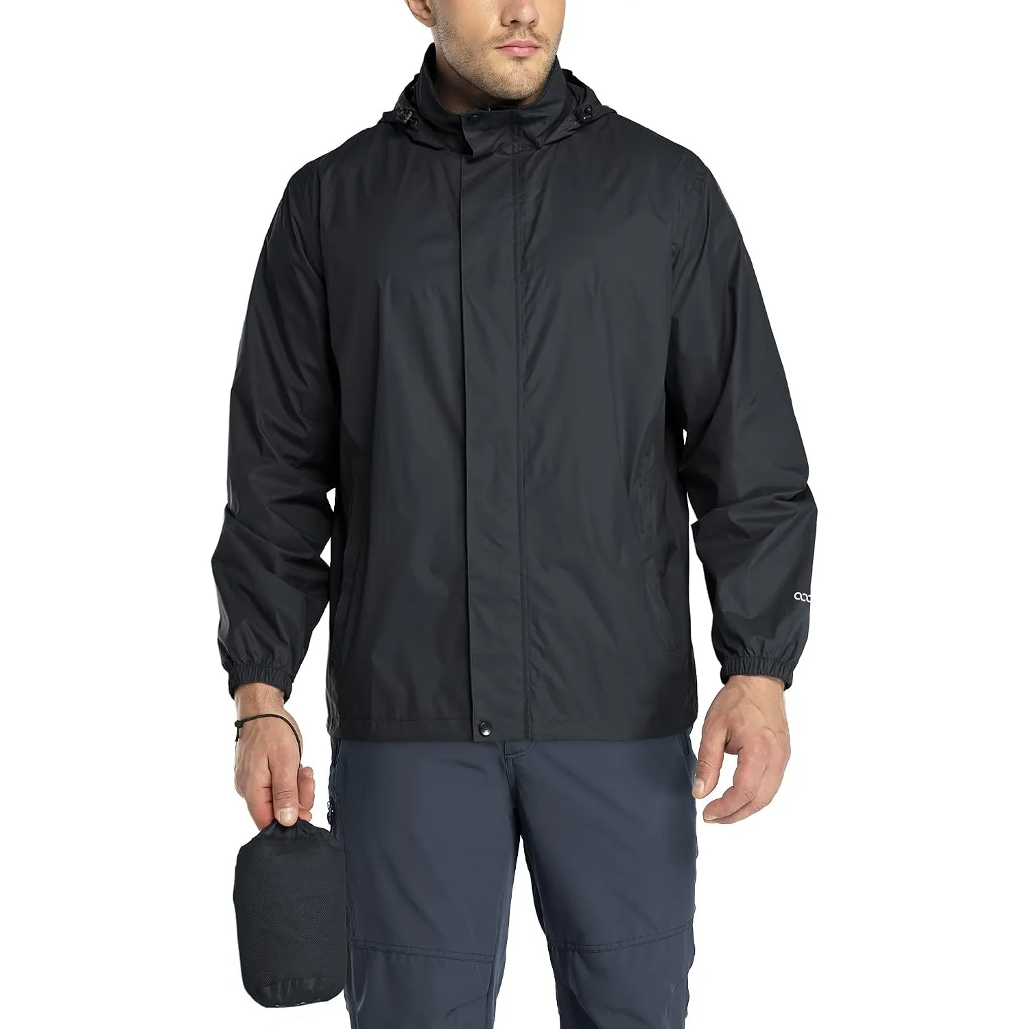 33,000ft Regenjacke Herren Leicht Wasserdicht Faltbare Regenmantel Fahrrad