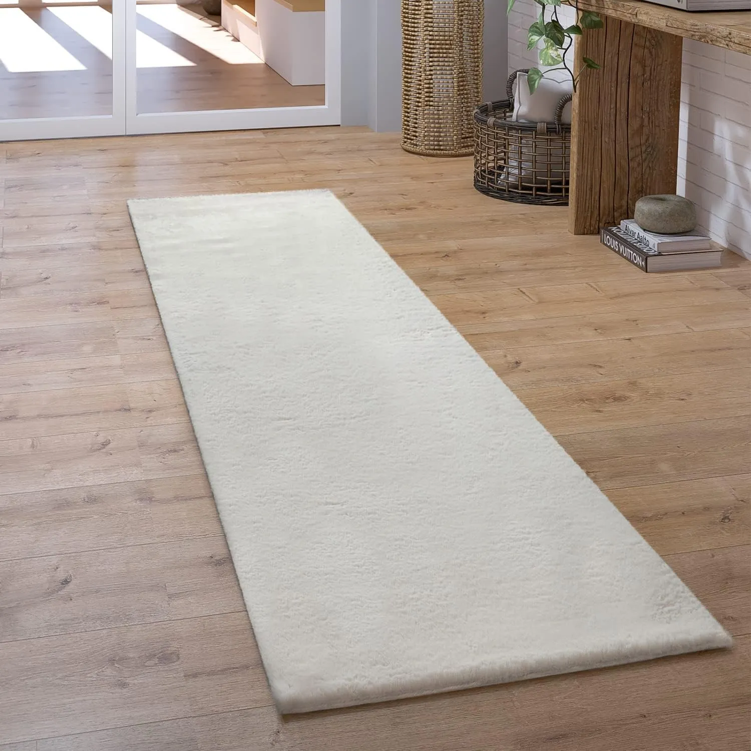 Paco Home Hochflor Teppich Wohnzimmer Schlafzimmer Shaggy Modern Flauschiger Fellteppich Weich Fell Imitat Kunstfell Ei…
