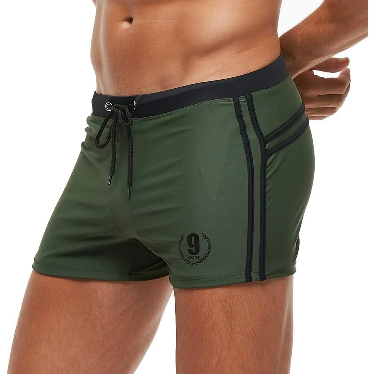 Arcweg Badehose Herren Eng Kurz Badeshorts mit Tunnelzug Schwimmhose Wassersport Kurze Hose UV Schutz Jungen Schwimmwea…
