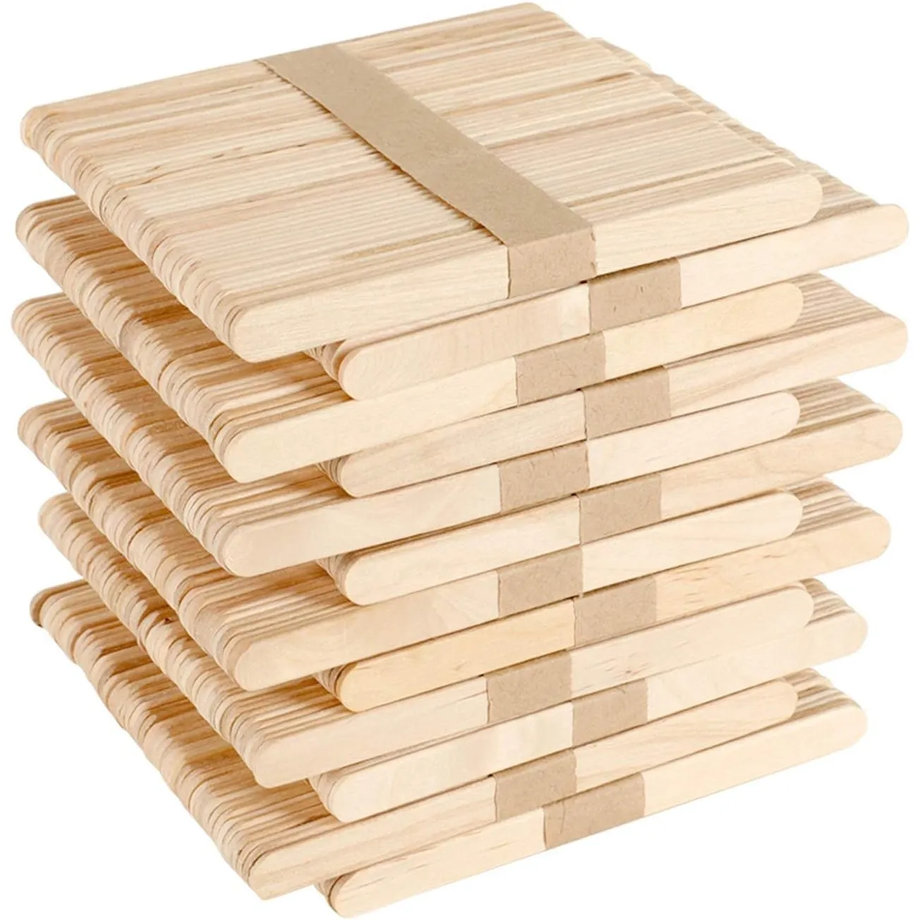 GoMaihe 600 Stück Eisstiele aus Holz Holzstäbchen Zum Basteln