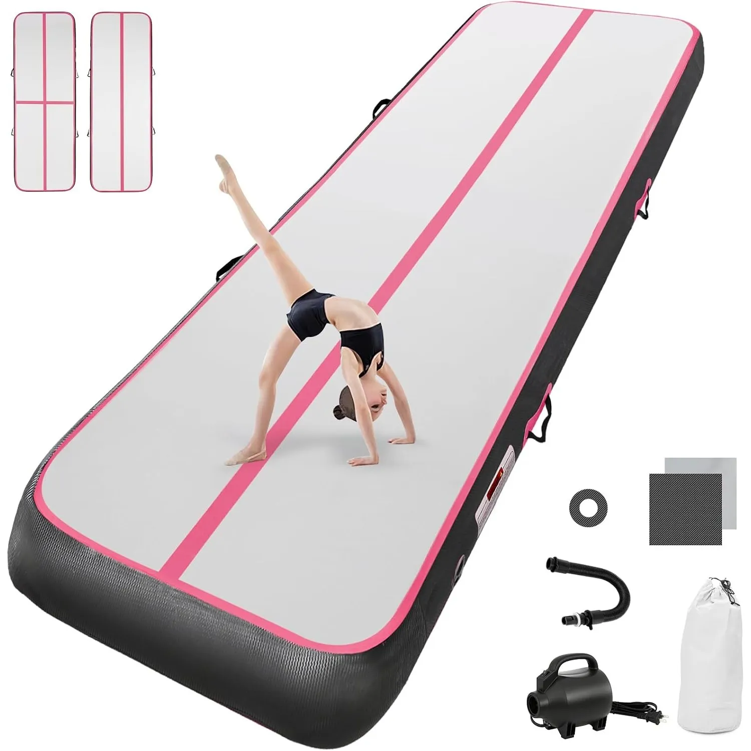 airtrack matte mit elektrischer Luftpumpe 10CM/20CM hoch 2M/3/4M/5M/6M Tumbling Matten Aufblasbare turnmatte Matte gymn…