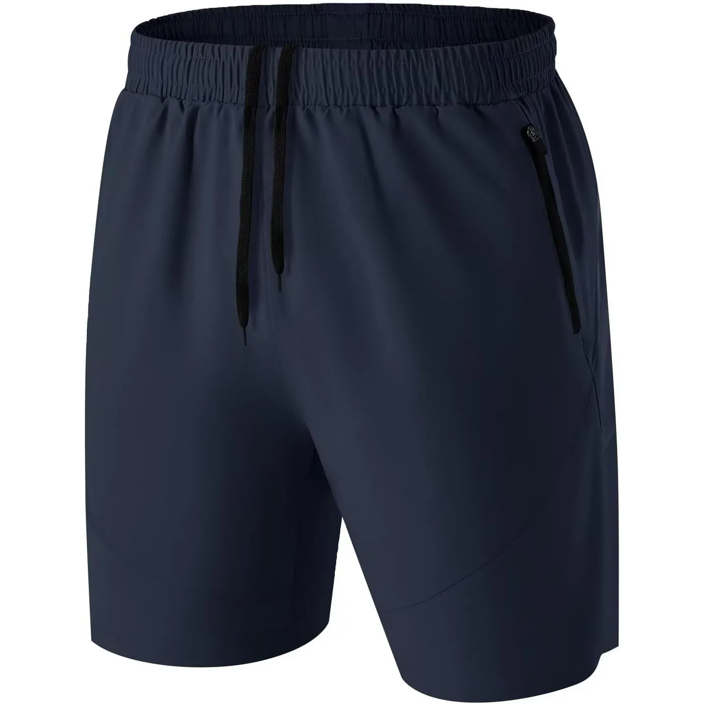 HMIYA Sporthose Herren Kurz mit Reißverschlusstasche | Atmungsaktiv Sport Shorts mit Reißverschluss,Leichte Kurze Hose …