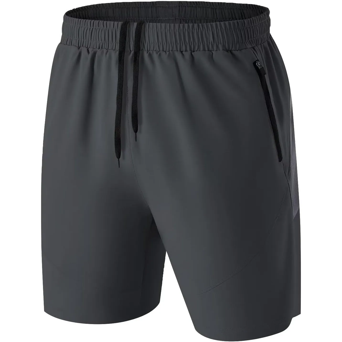 HMIYA Sporthose Herren Kurz mit Reißverschlusstasche | Atmungsaktiv Sport Shorts mit Reißverschluss,Leichte Kurze Hose …