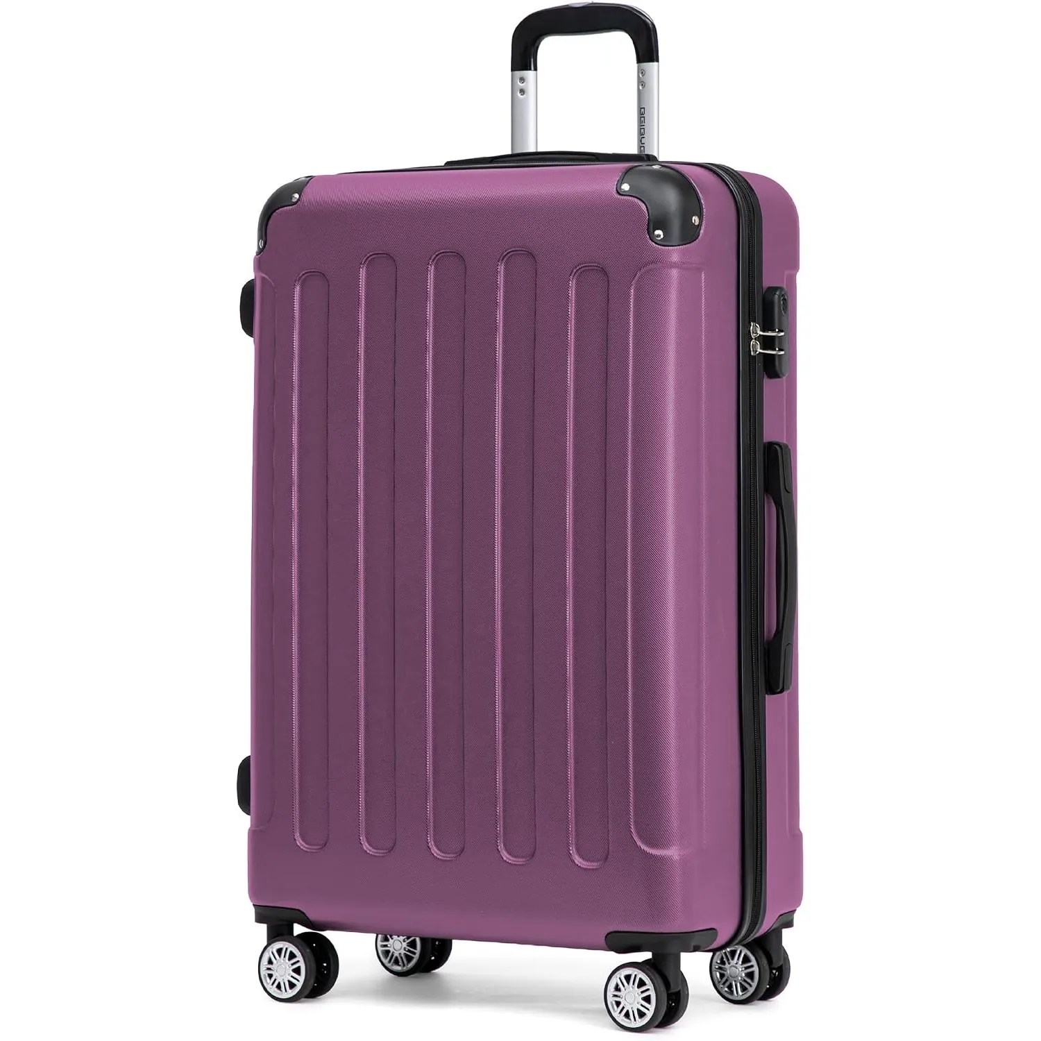 BEIBYE Hartschalenkoffer XL 76 cm – großer Reisekoffer für Familienreisen, leicht, robust, ABS, 360° Doppelrollen, Zahl…