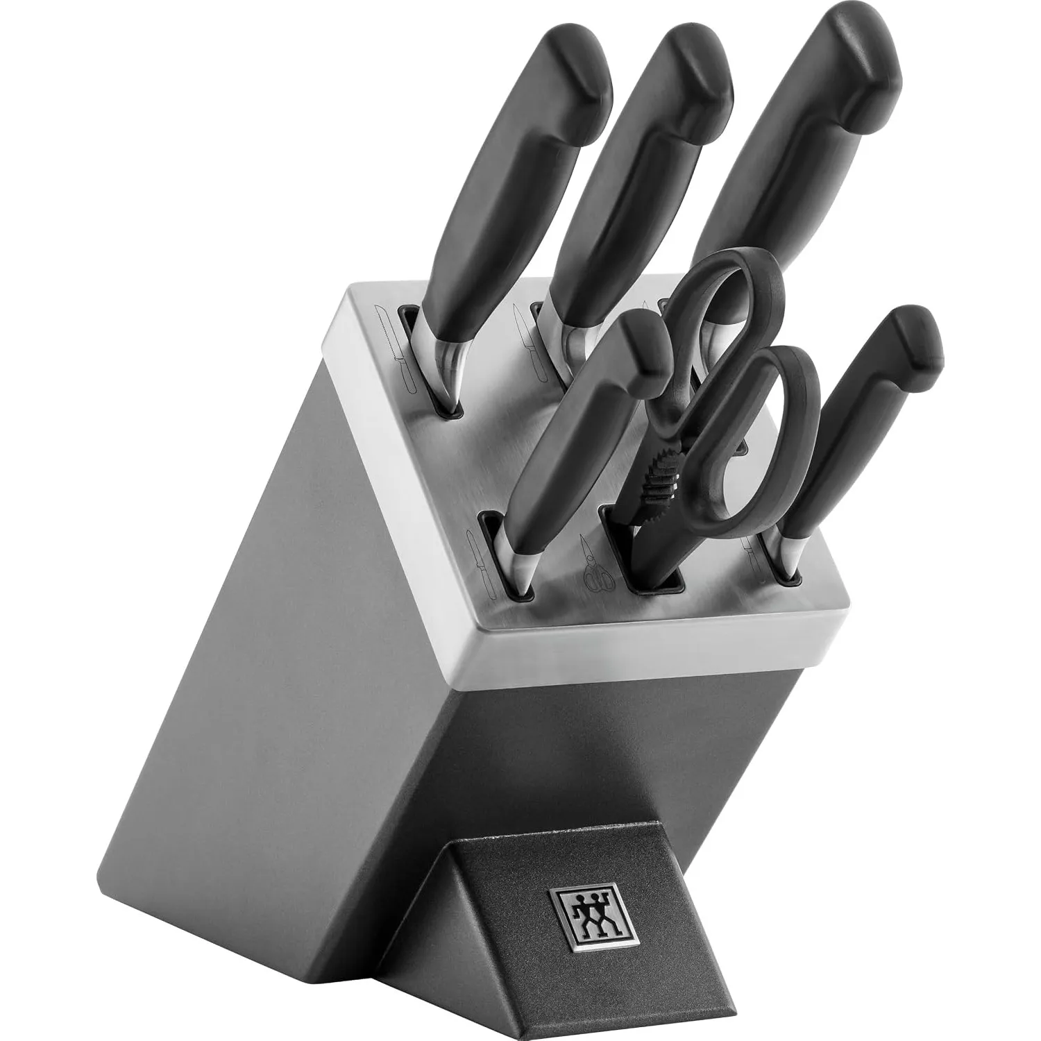 ZWILLING Vier Sterne Selbstschärfender Messerblock, Made in Germany