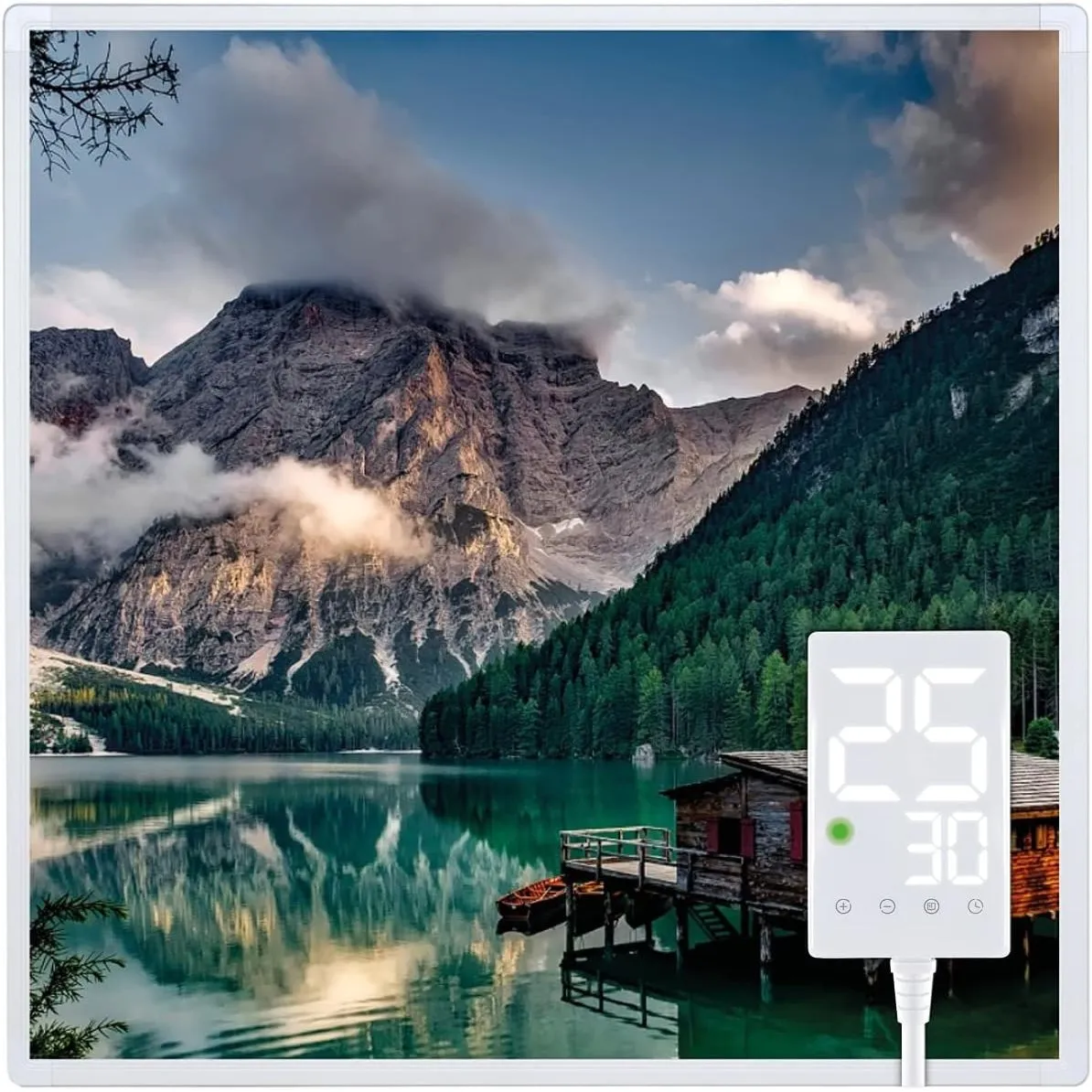 Heidenfeld Infrarotheizung HF-HP105 (400 Watt, Bergsee)