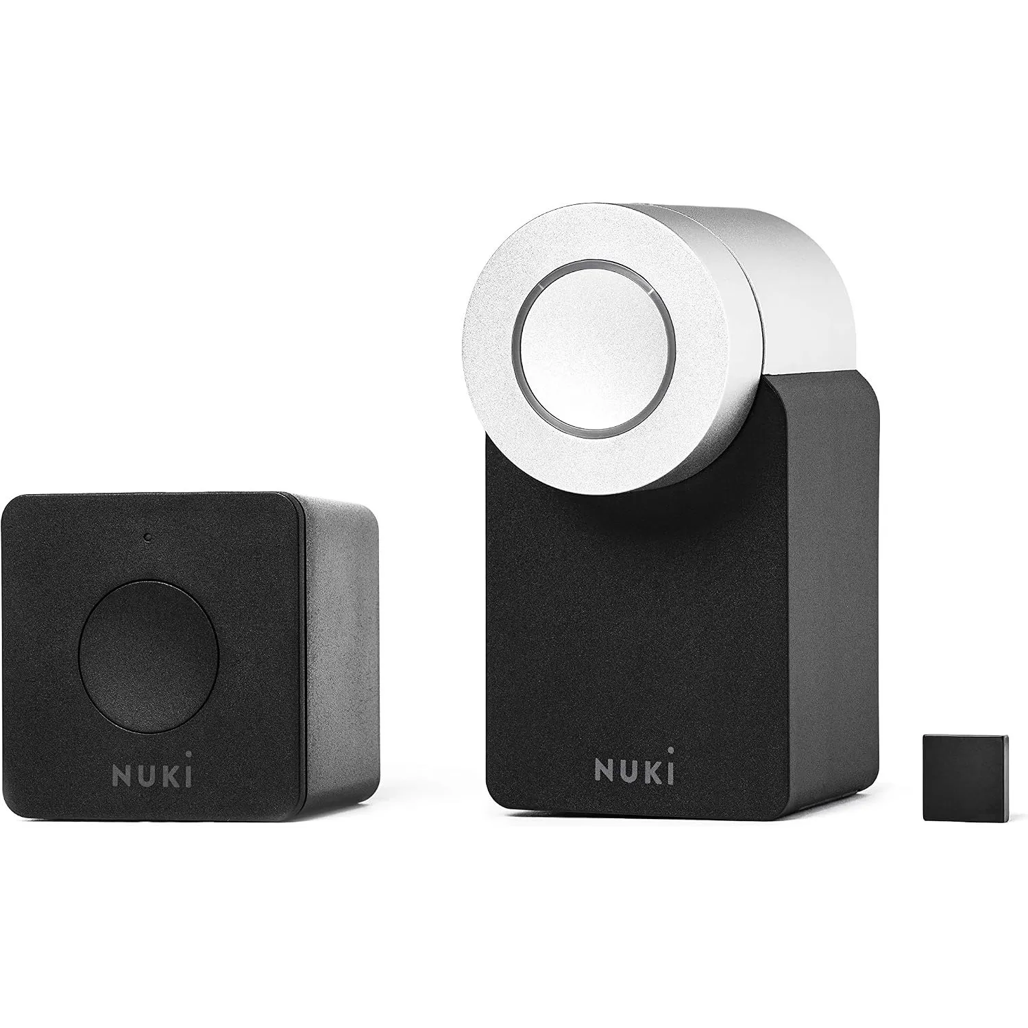 Nuki Combo 2.0 (Smart Lock + Bridge), Türsensor, elektronisches Türschloss, smartes Türschloss, sperren via Bluetooth, …