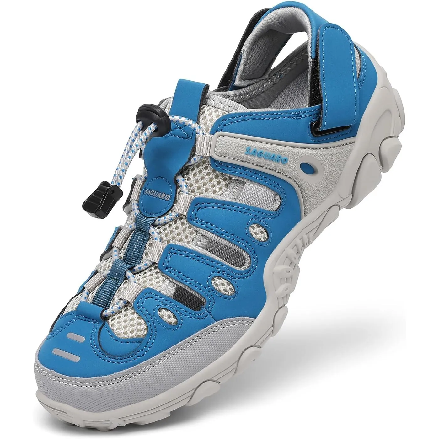 SAGUARO Trekkingsandalen Herren Rutschfest | Geschlossene Zehenkappe, Atmungsaktiv Sandalen