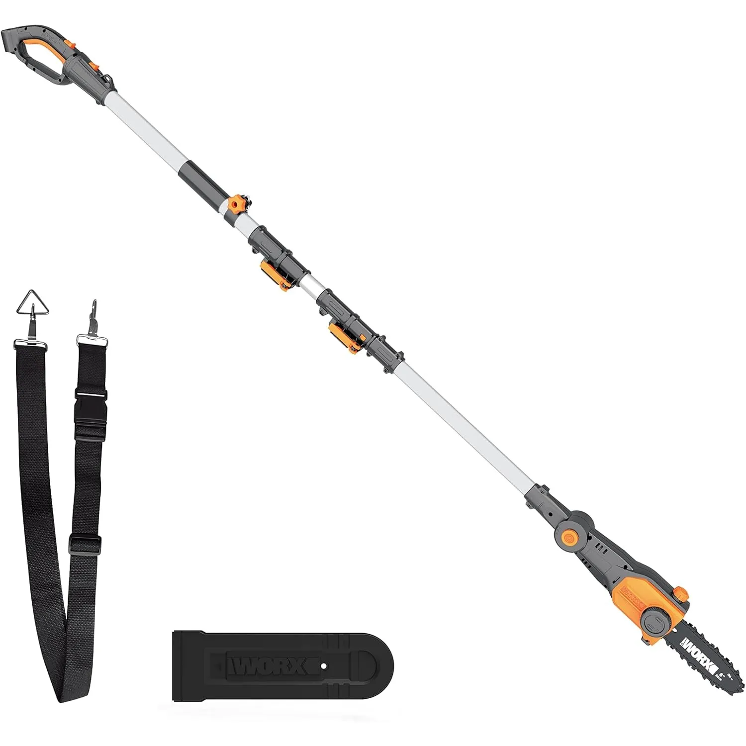 WORX Batteriebetrieben WG349E.9 Akku Teleskop-Hochentaster 20V - Praktische Kettensäge für Einsätze an schwer erreichba…