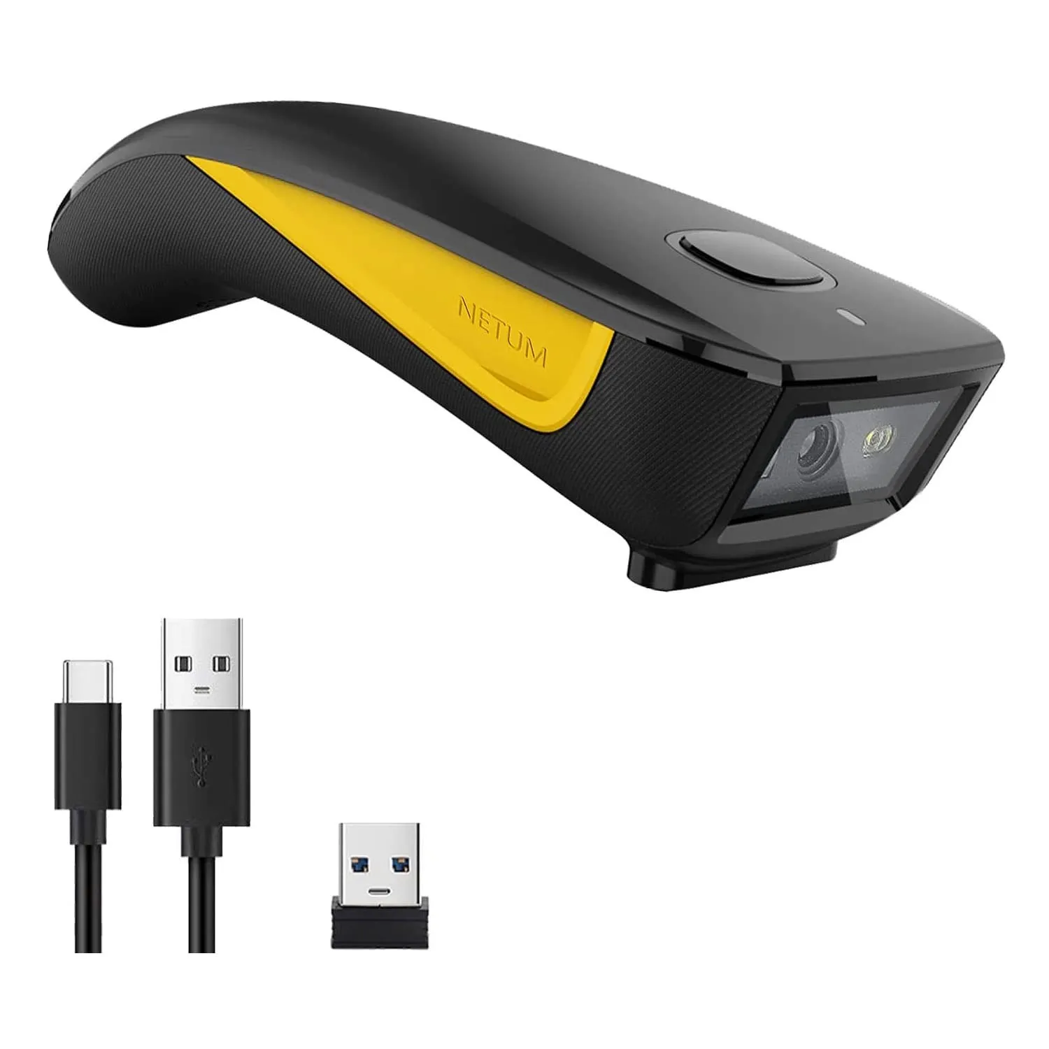 NETUM C750 Wireless Barcode Scanner Bluetooth Kompatibel Kleine Tasche USB 1D 2D QR Code Scanner für Inventar, Barcode …