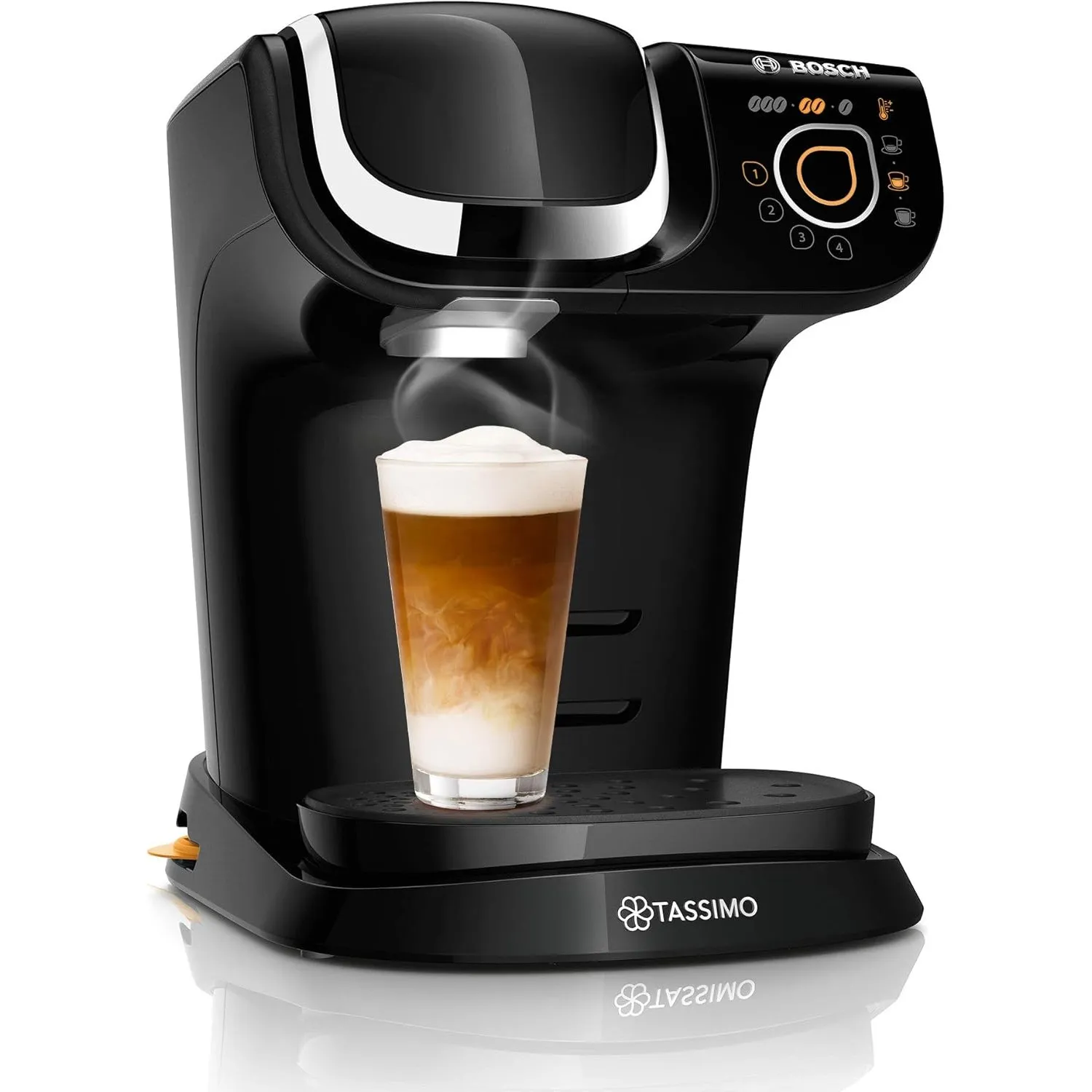 Tassimo My Way 2 Kapselmaschine TAS6502 mit Wasserfilter, über 70 Getränke, Getränkepersonalisierung, Kaffeevielfalt, e…