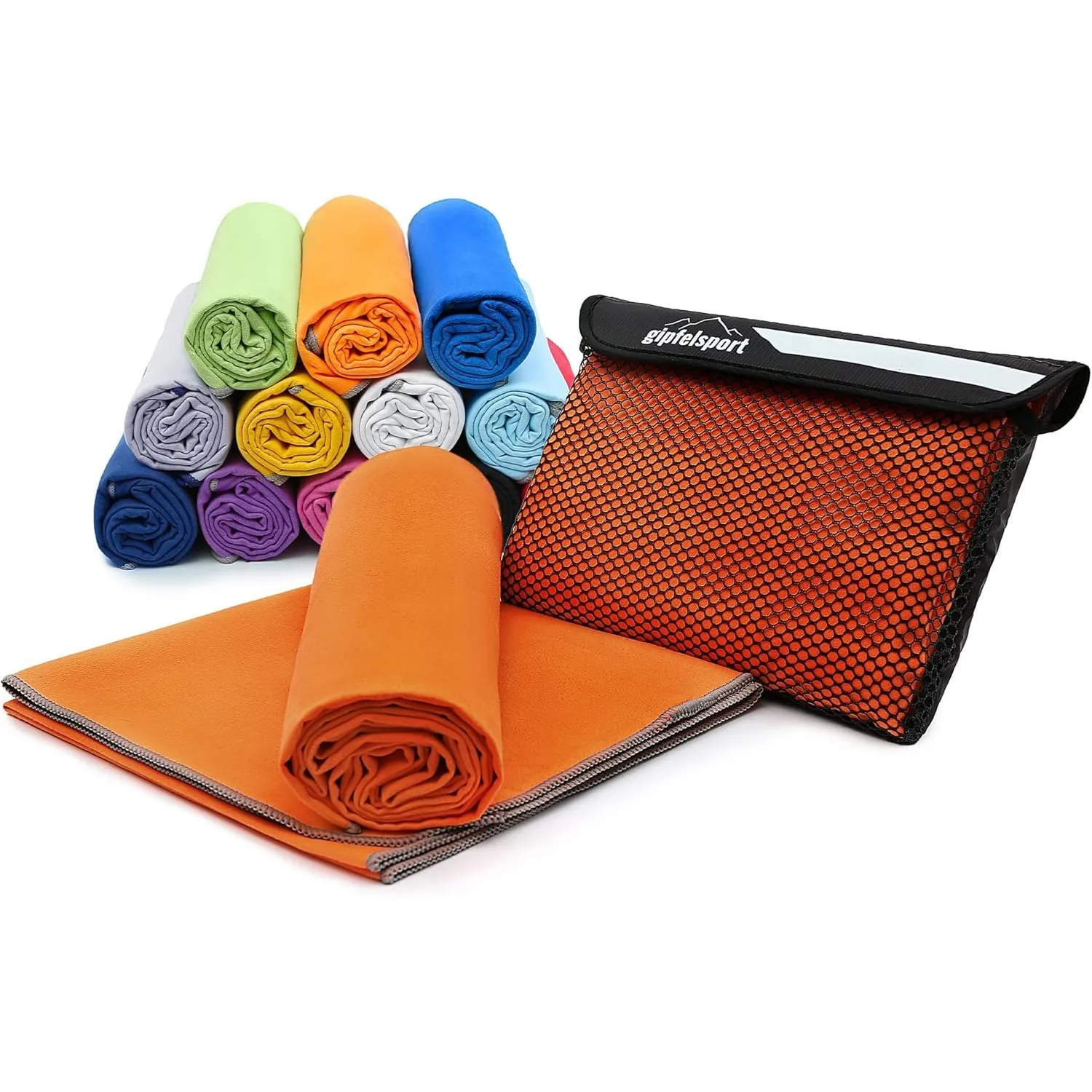 gipfelsport Mikrofaser Handtuch - Microfaser Handtücher Set, Strandtuch, Badetuch I groß, schnelltrocknend I für Sport,…