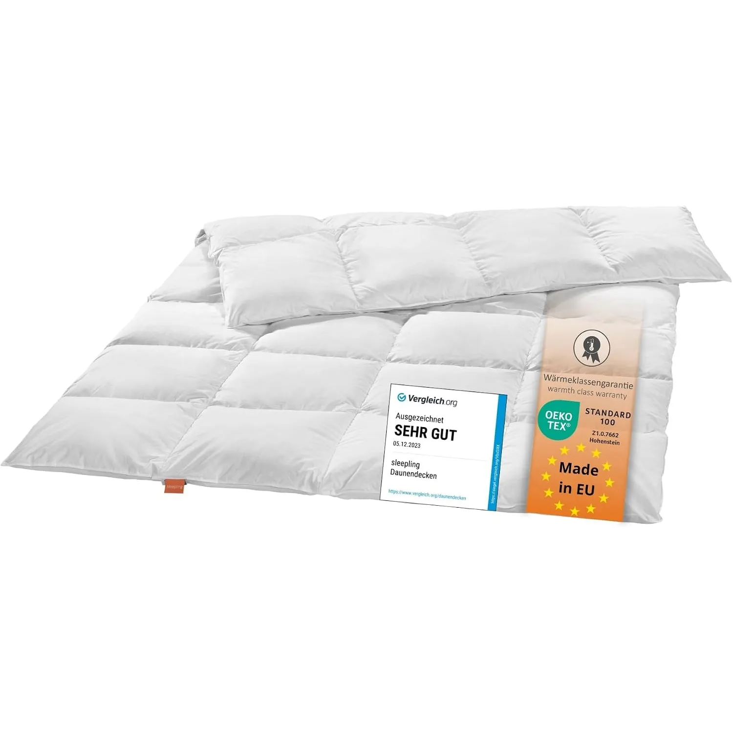 sleepling extra leichte Sommer Daunendecke 135x200cm, 90% Daunen 10% Federn | Sommerdaunendecke, Sommerdecke, Sommerbet…