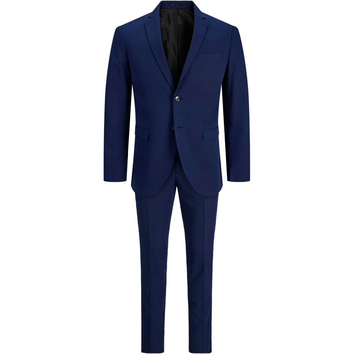 JACK & JONES Male Einreihiger Blazer und Hose JPRFRANCO Super Slim Fit Anzug | Super Slim Fit, Einfarbig, Langarm, Form…