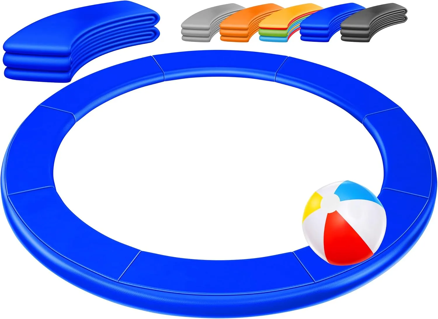 KESSER® - Trampolin Randabdeckung Ø 244, 305, 366, 426 cm, 30cm breit 100% UV-beständig reißfest Federabdeckung inkl. B…