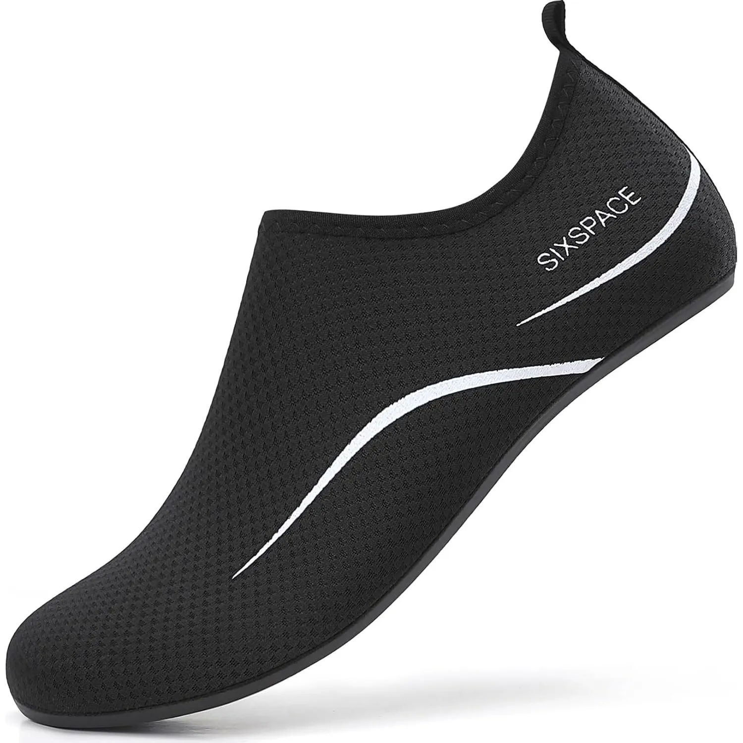 Sixspace Badeschuhe Damen Wasserschuhe Herren Schwimmschuhe Gr.34-47 | Aquaschuhe Schnelltrocknend Atmungsaktiv Strands…