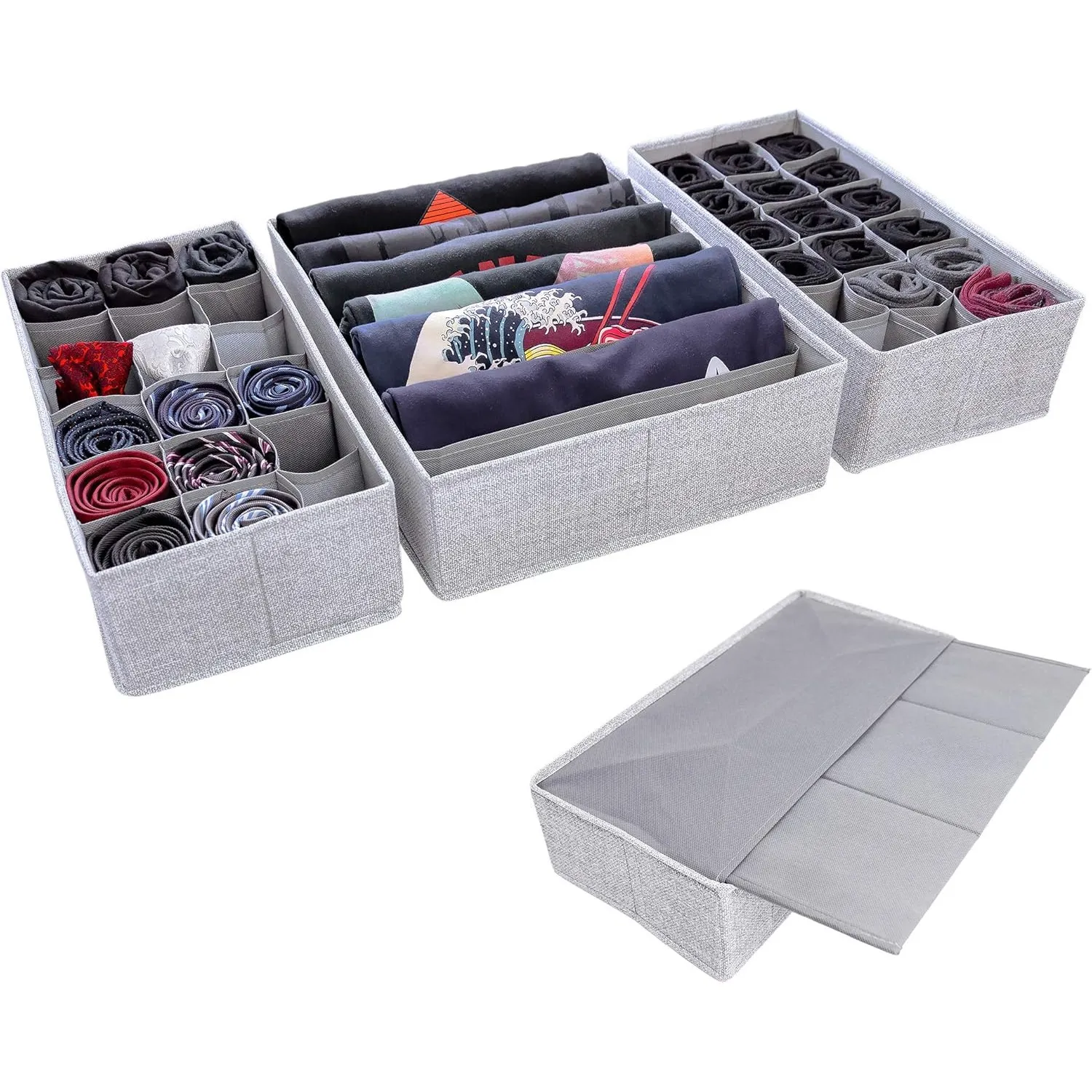 SIMPLE JOY® MALM Organizer passgenau in IKEA Kommode Premium Einsatz 43Fach | Perfekt für IKEA MALM 80cm ✓Bewährte Mark…