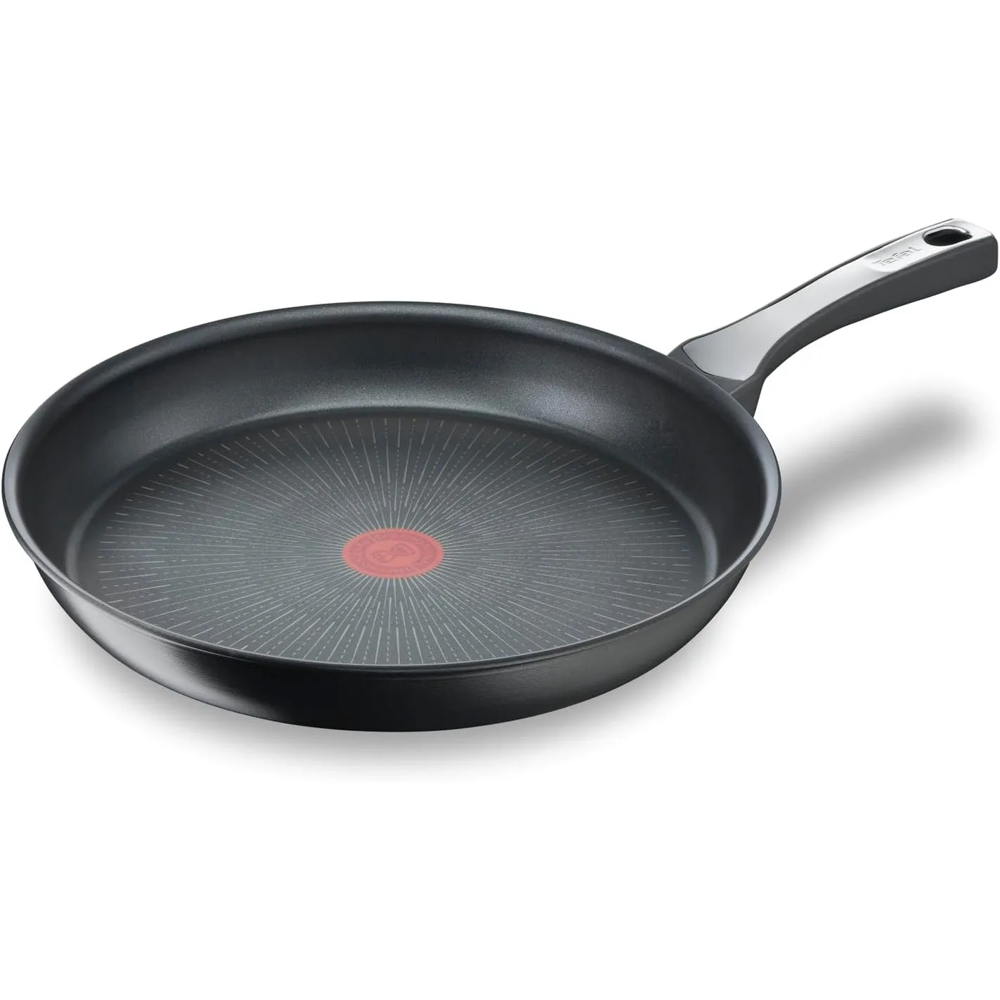 Tefal Unlimited On Bratpfanne 32 cm Induktionspfanne mit kratzfester Titanium Antihaft-Beschichtung, Thermo-Signal bei …