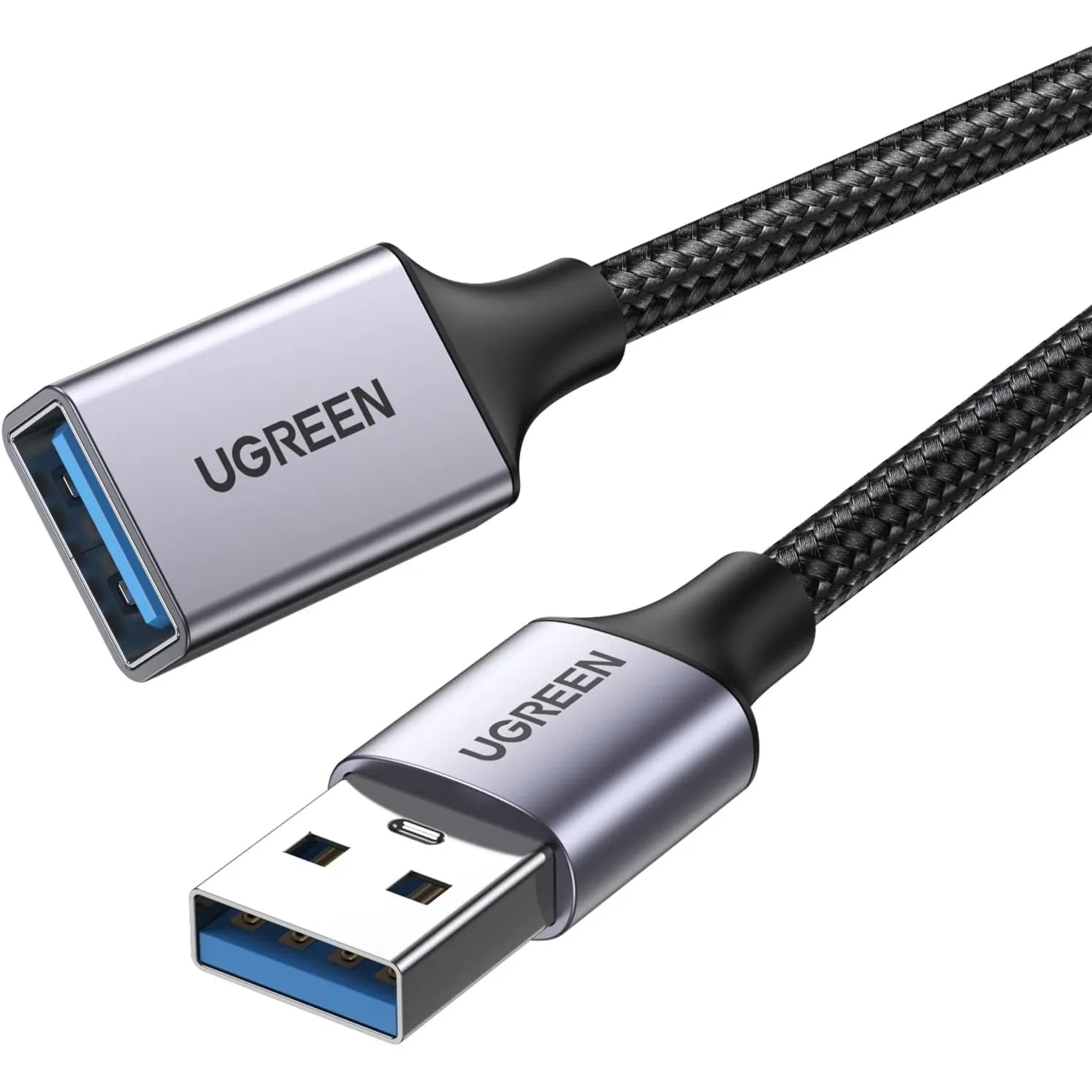 UGREEN USB 3.0 Verlängerungskabel 5Gbps aus Nylon und Aluminium (2M)