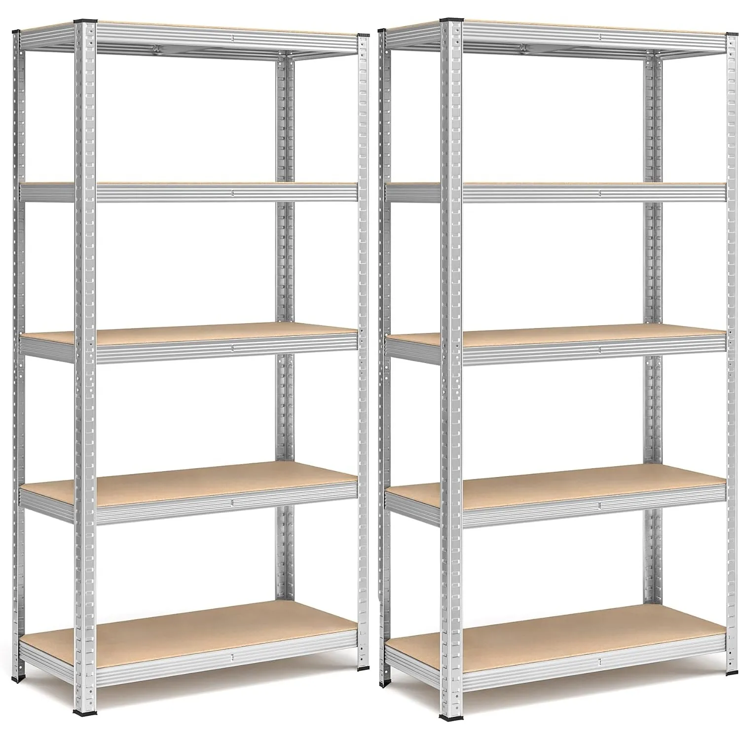 SONGMICS Schwerlastregal, 2er Set, 90 x 40 x 180 cm
