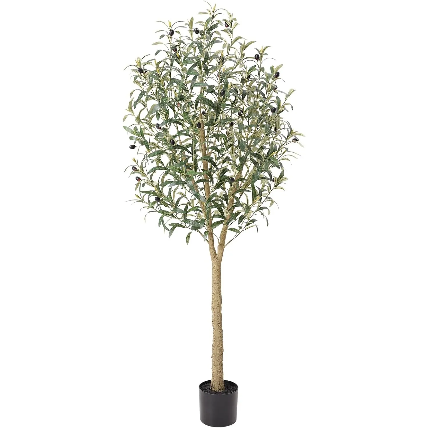 CROSOFMI Olivenbaum Künstlich 150cm, Kunstpflanze im Topf