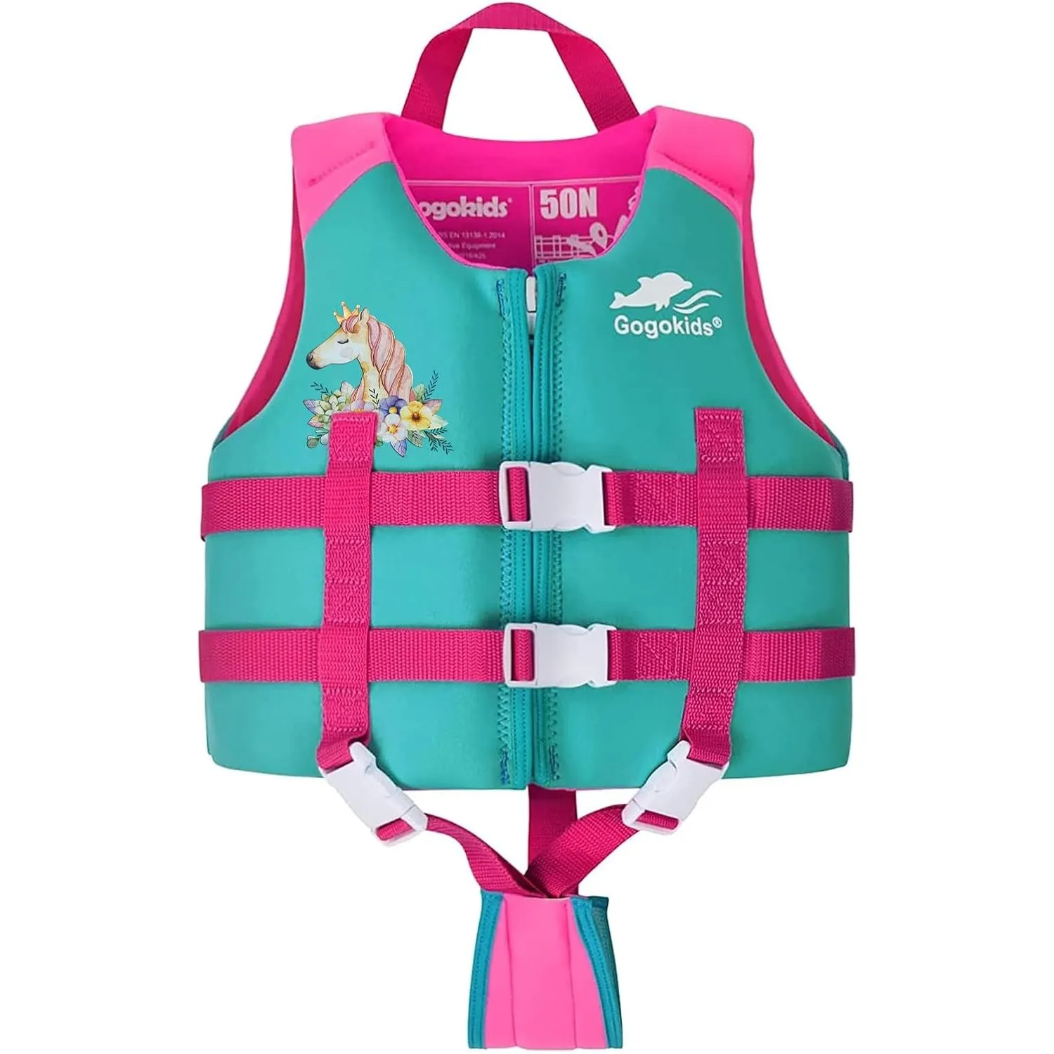 Gogokids Kinder Schwimmweste Float Jacket – Kleinkind Badeanzug Assist Bademode Schwimmtraining Auftrieb Badeweste Neop…