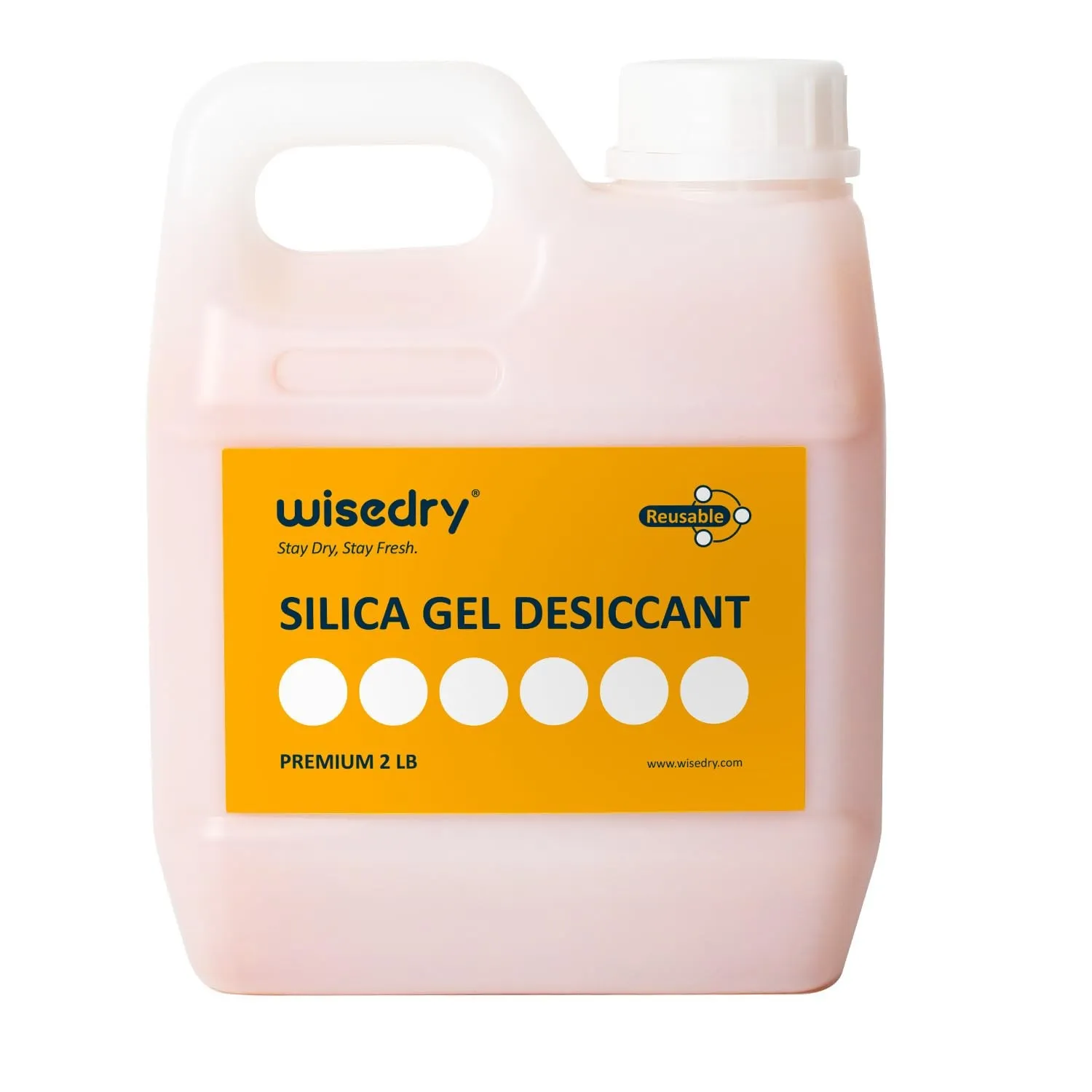 wisedry Kieselgel Trockenmittelperlen, Filament Trockner wiederverwendbar, mit Farbanzeige, Orange bis Grün,0,9 kg [2 L…